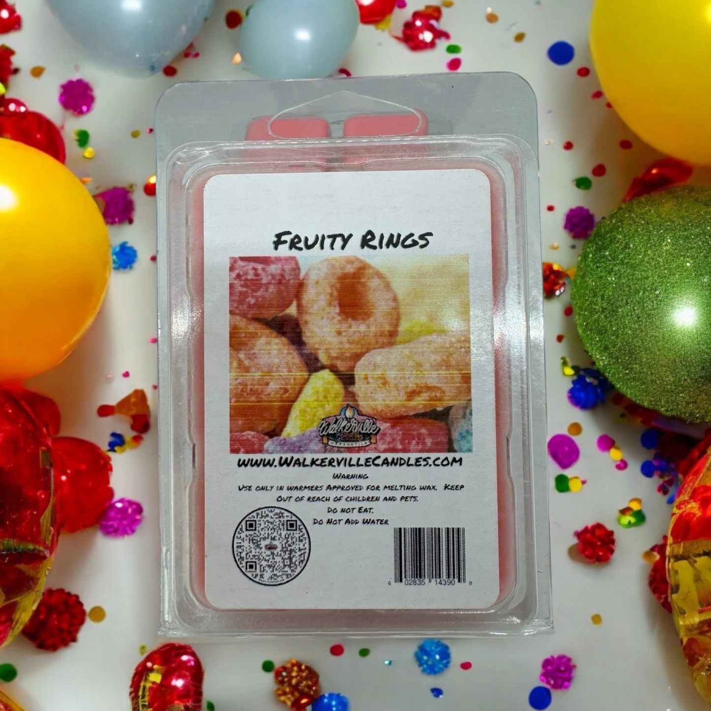 Fruity Rings Scented Handmade, Eco-friendly Wax Melt