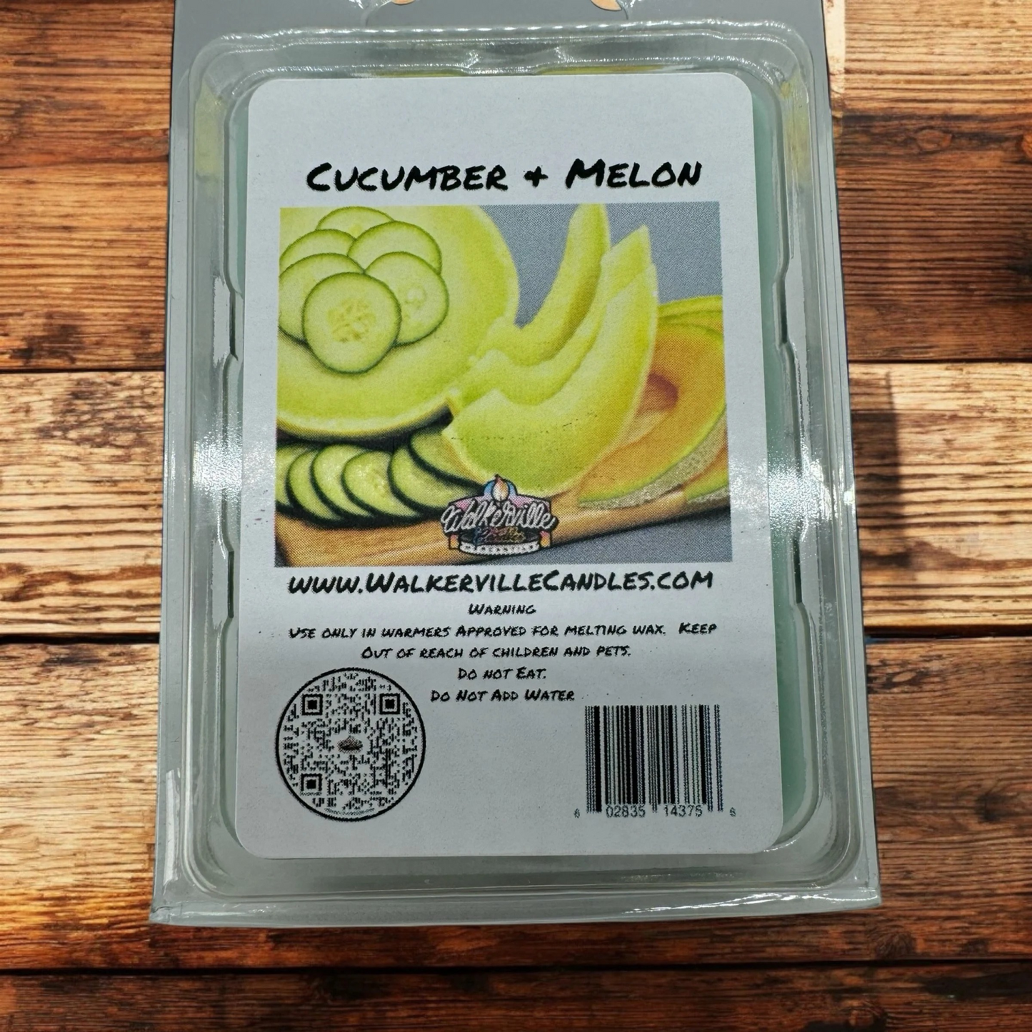 Cucumber & Melon Scented Handmade, Eco-friendly Wax Melt