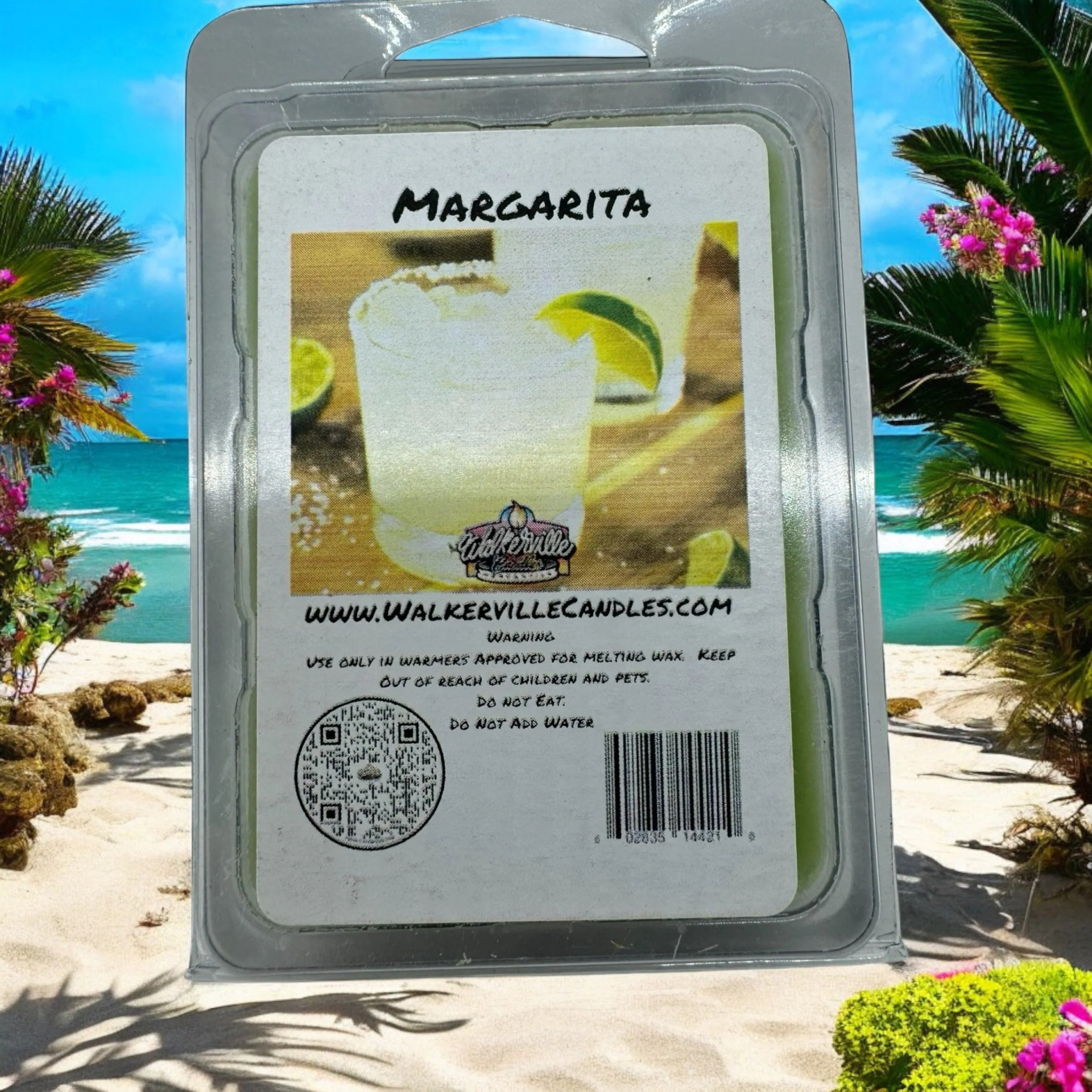 Margarita Vegan Soy wax, Hand-poured, Eco-friendly Fruity Bakery Food Drink Wax Melt