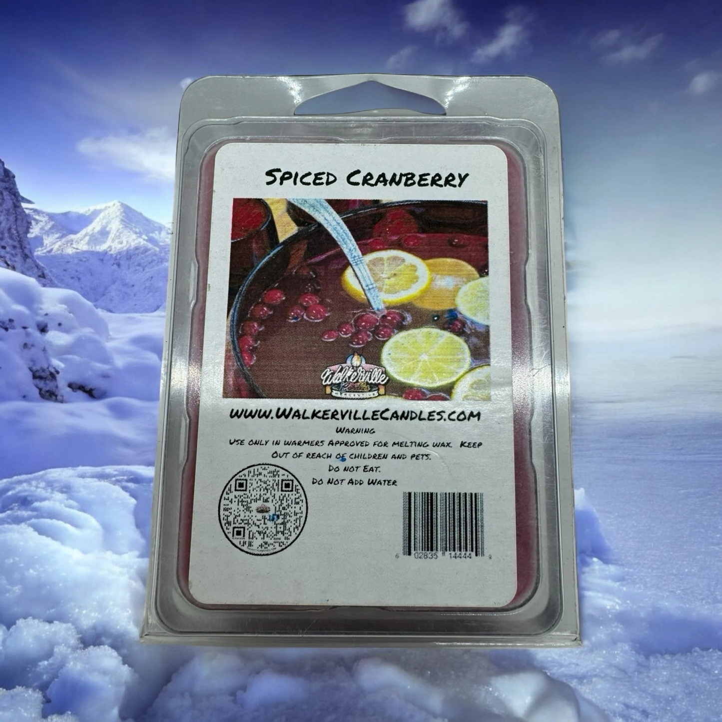 Spiced Cranberry Scented Handmade, Eco-friendly Wax Melt