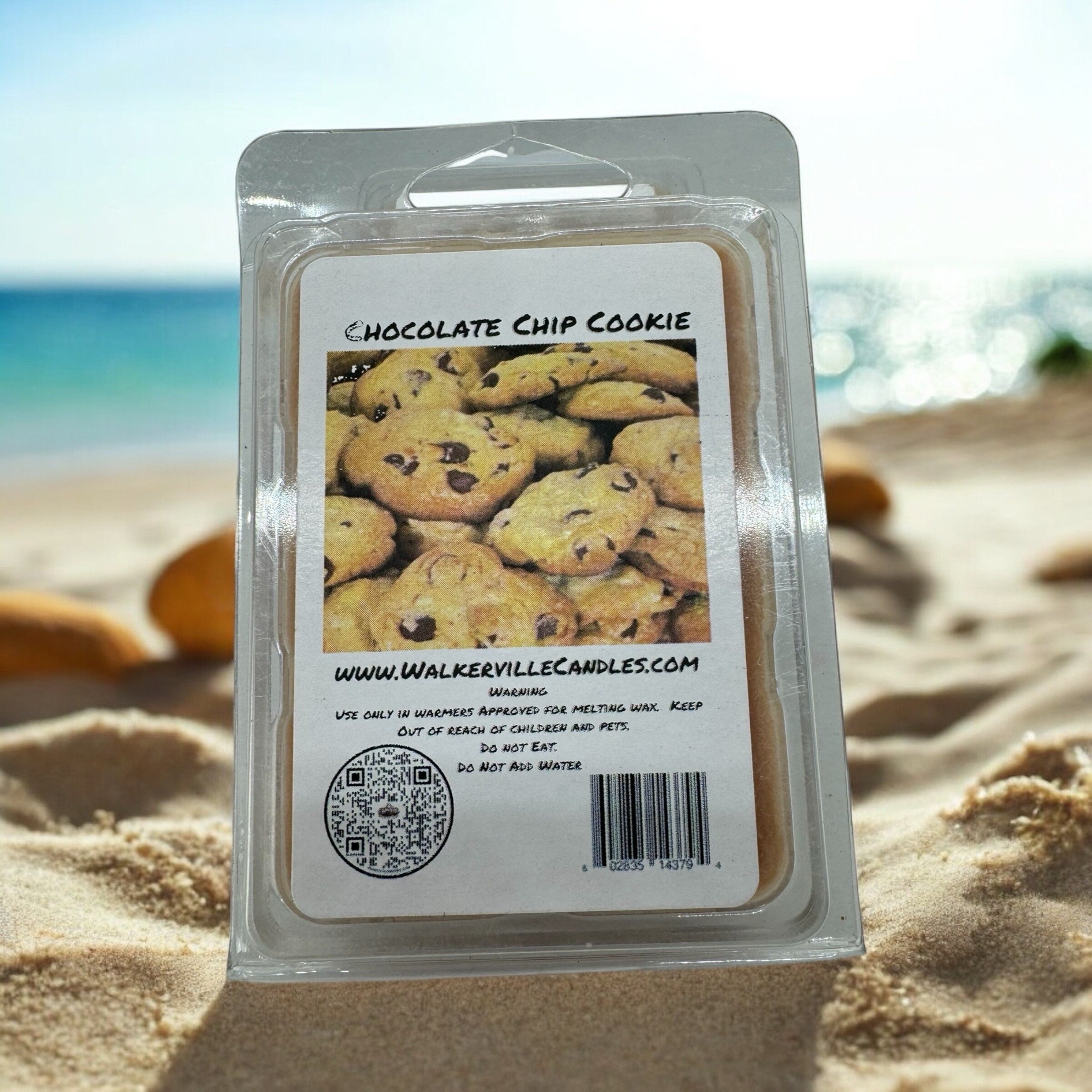 Chocolate Chip Vegan Soy wax, Hand-poured, Eco-friendly Bakery Food Drink Wax Melt