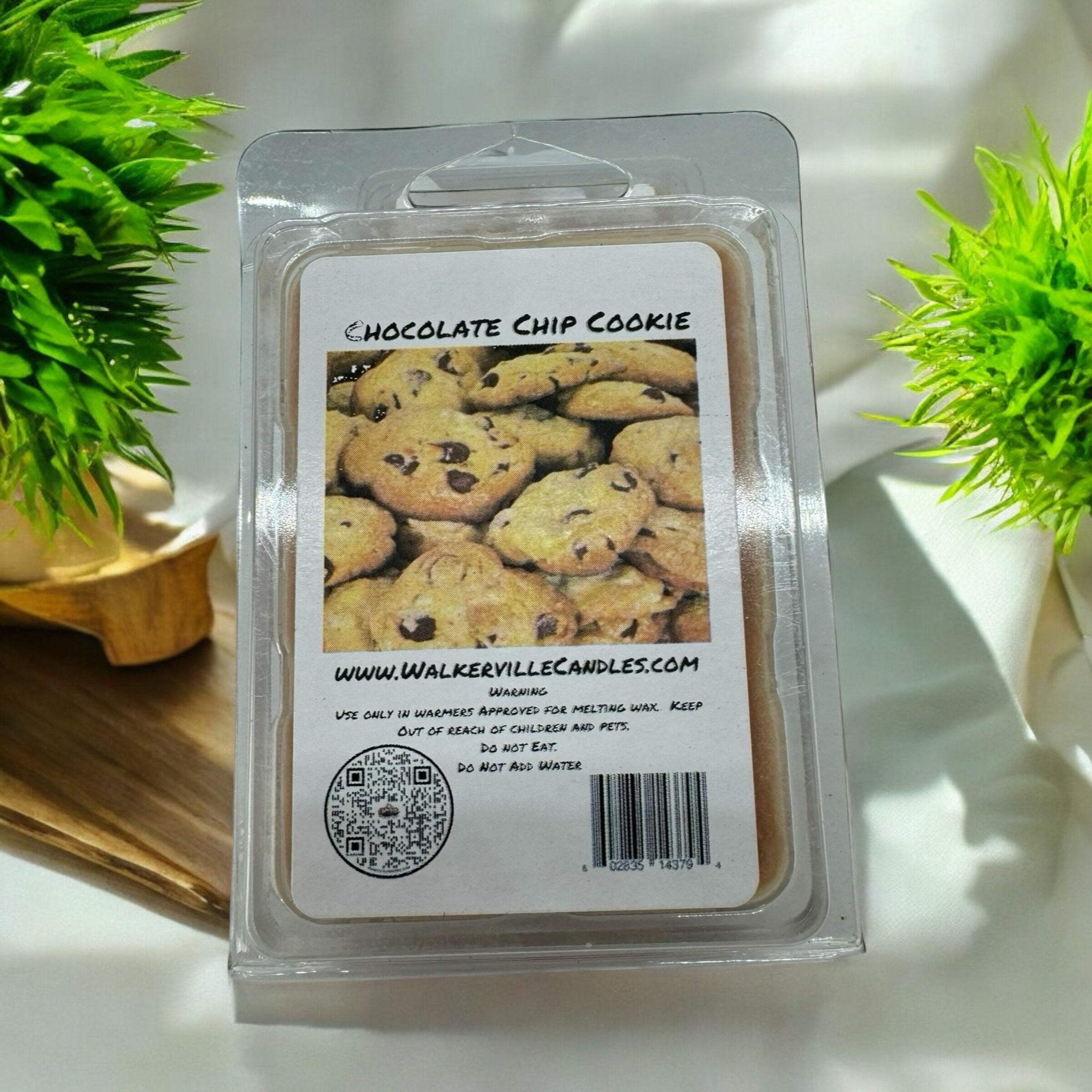 Chocolate Chip Vegan Soy wax, Hand-poured, Eco-friendly Bakery Food Drink Wax Melt