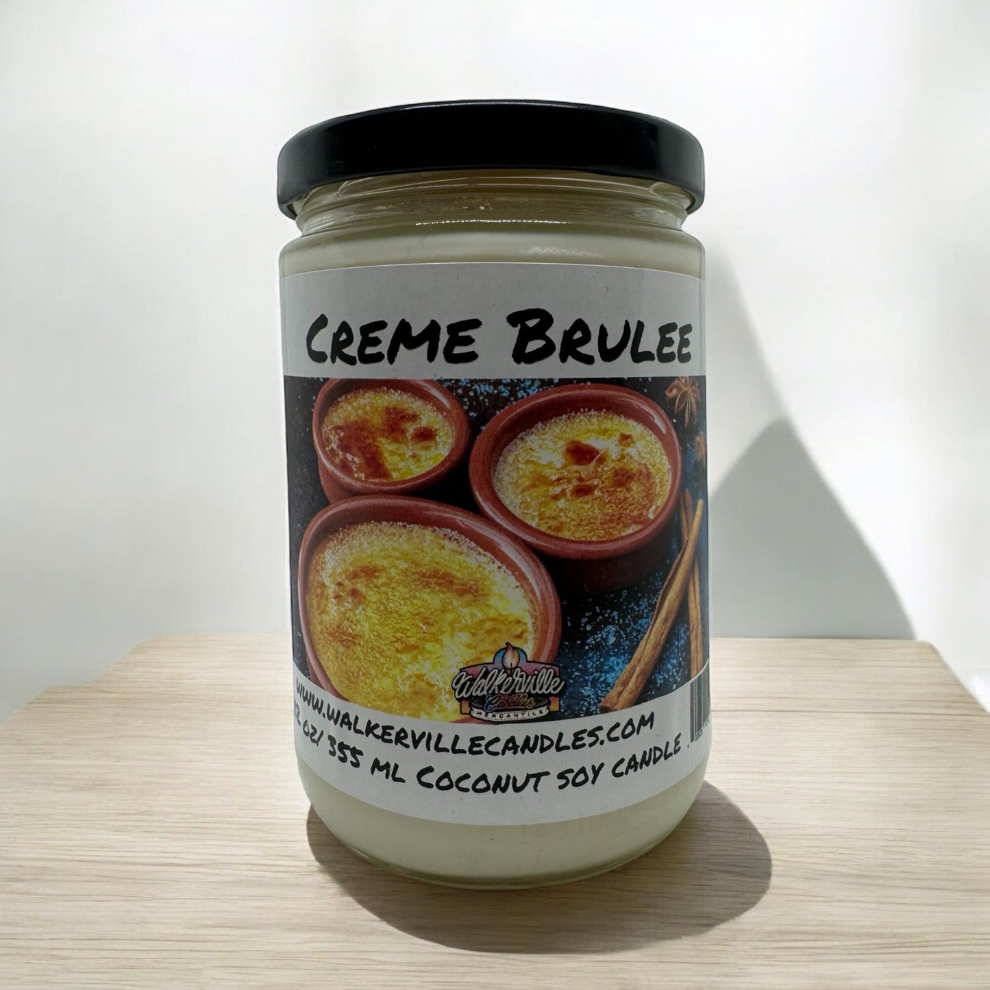 Crème Brulée 100% Coconut Soy Eco-friendly 12 oz Candle