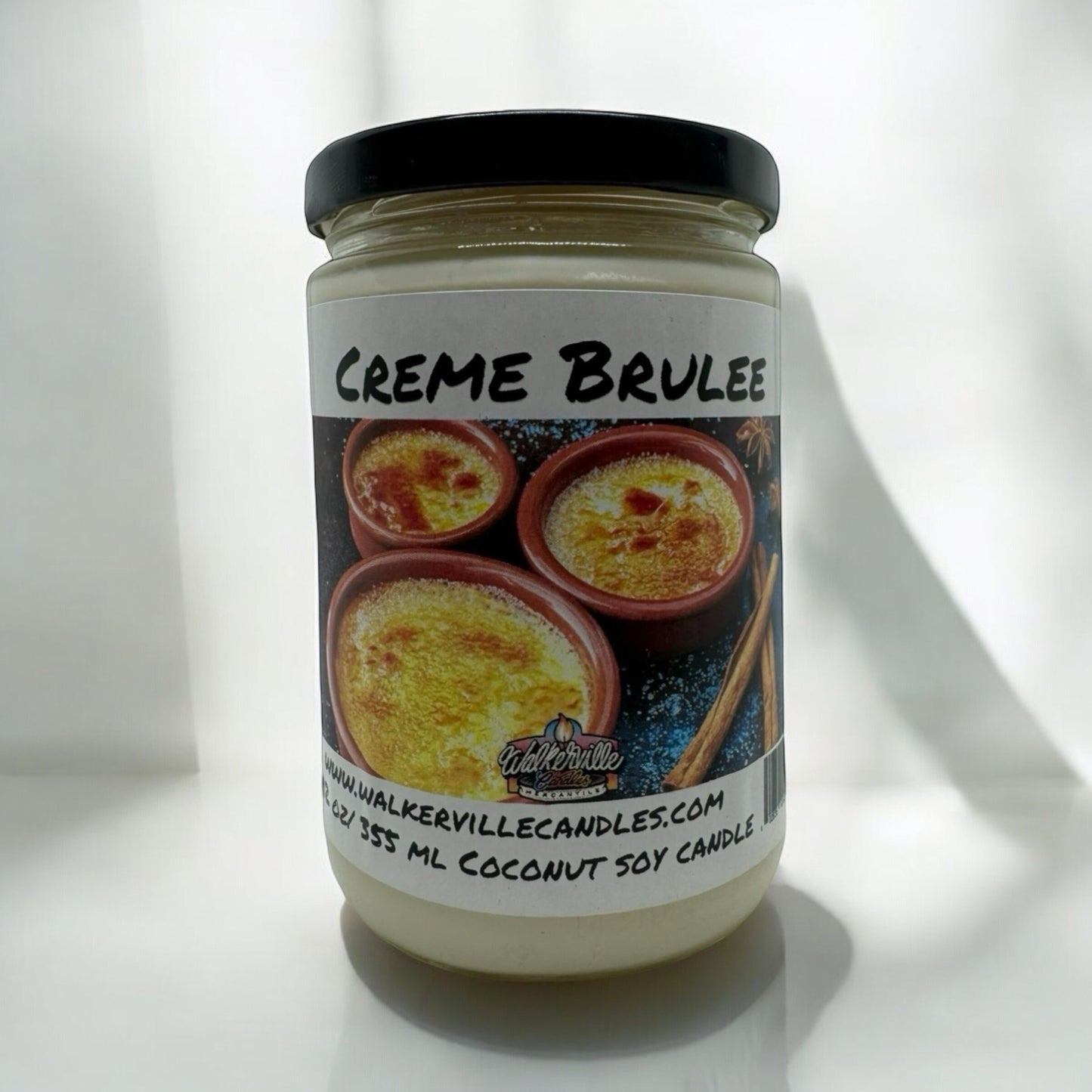 Crème Brulée 100% Coconut Soy Eco-friendly 12 oz Candle