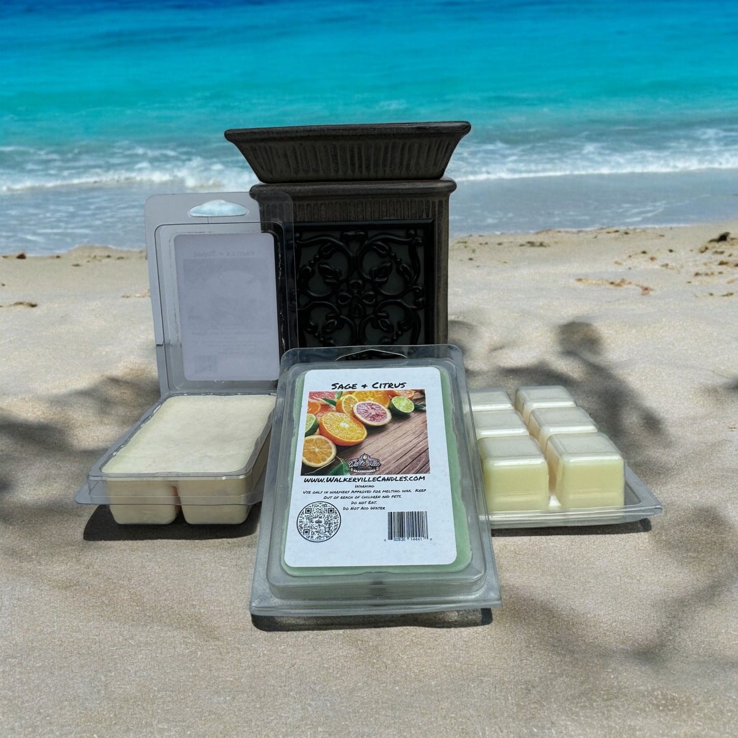 Sage & Citrus Scented Handmade, Eco-friendly Wax Melt