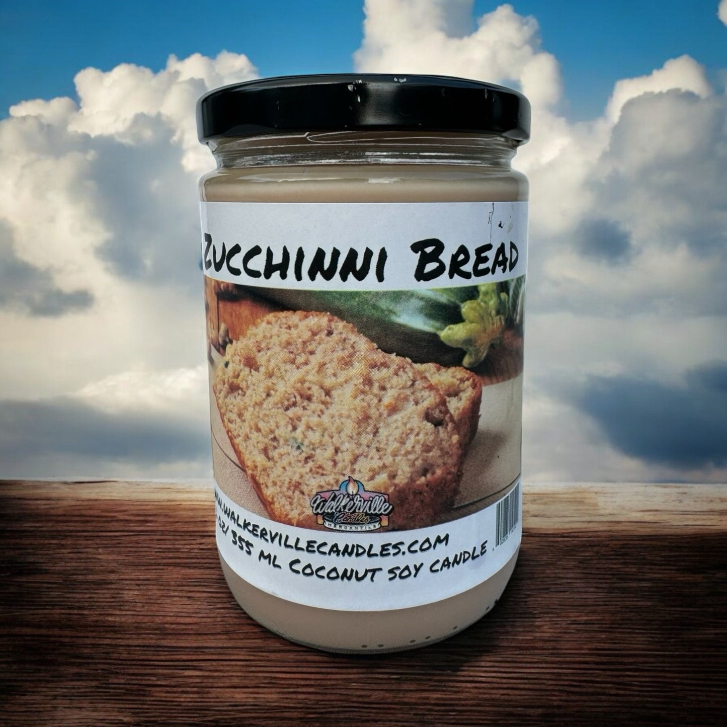 Zucchini Bread 100% Coconut Soy Eco-friendly 12 oz Candle