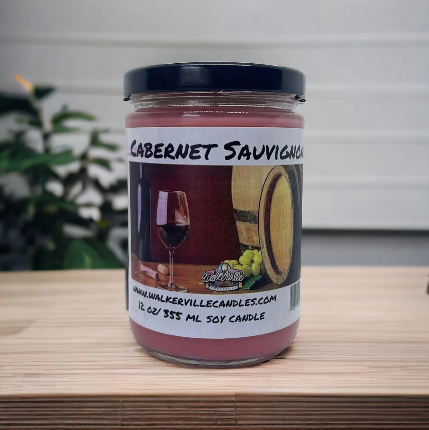 Cabernet Sauvignon Coconut Soy Eco-friendly 12 oz Candle