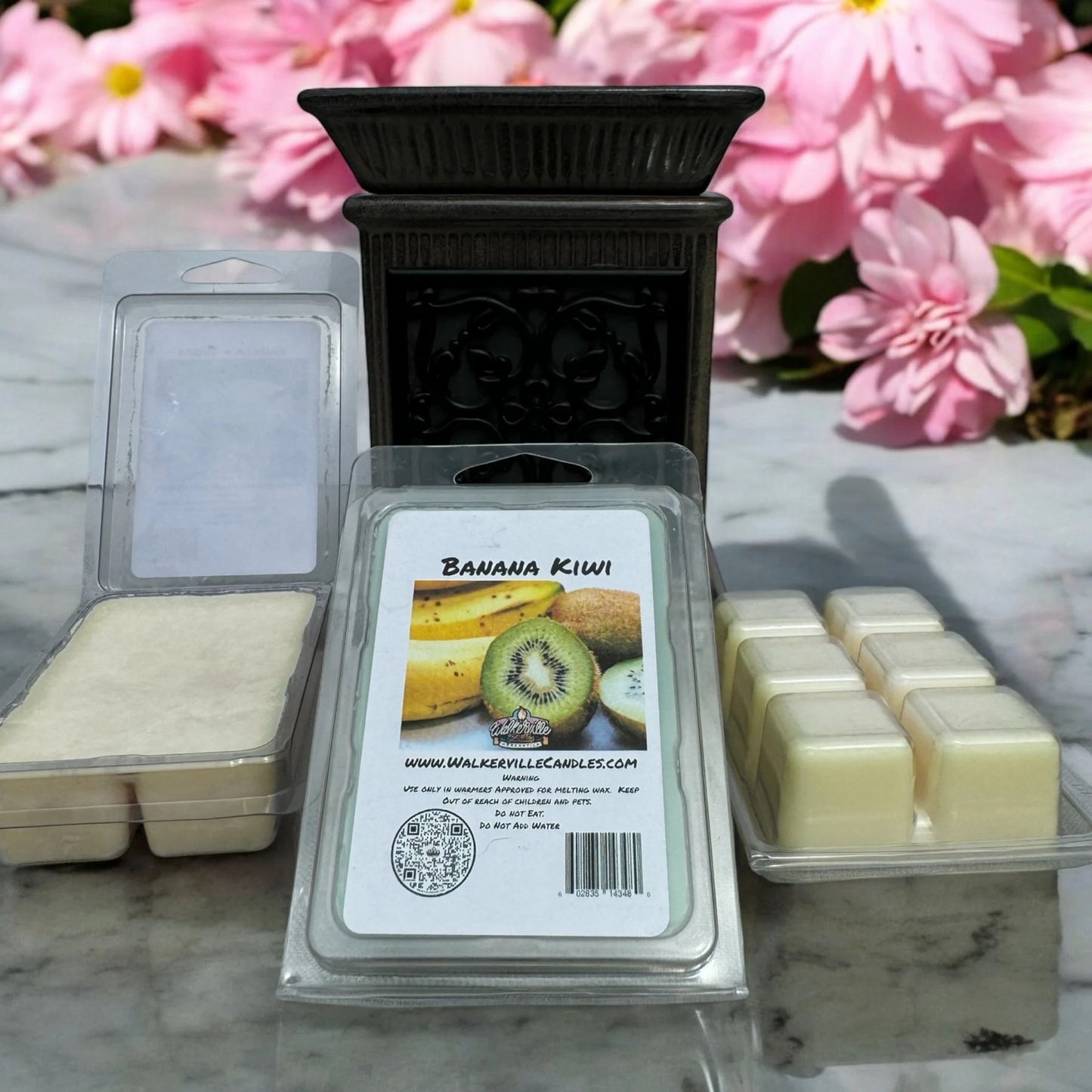 Banana Kiwi Scented Handmade, Eco-friendly Wax Melt