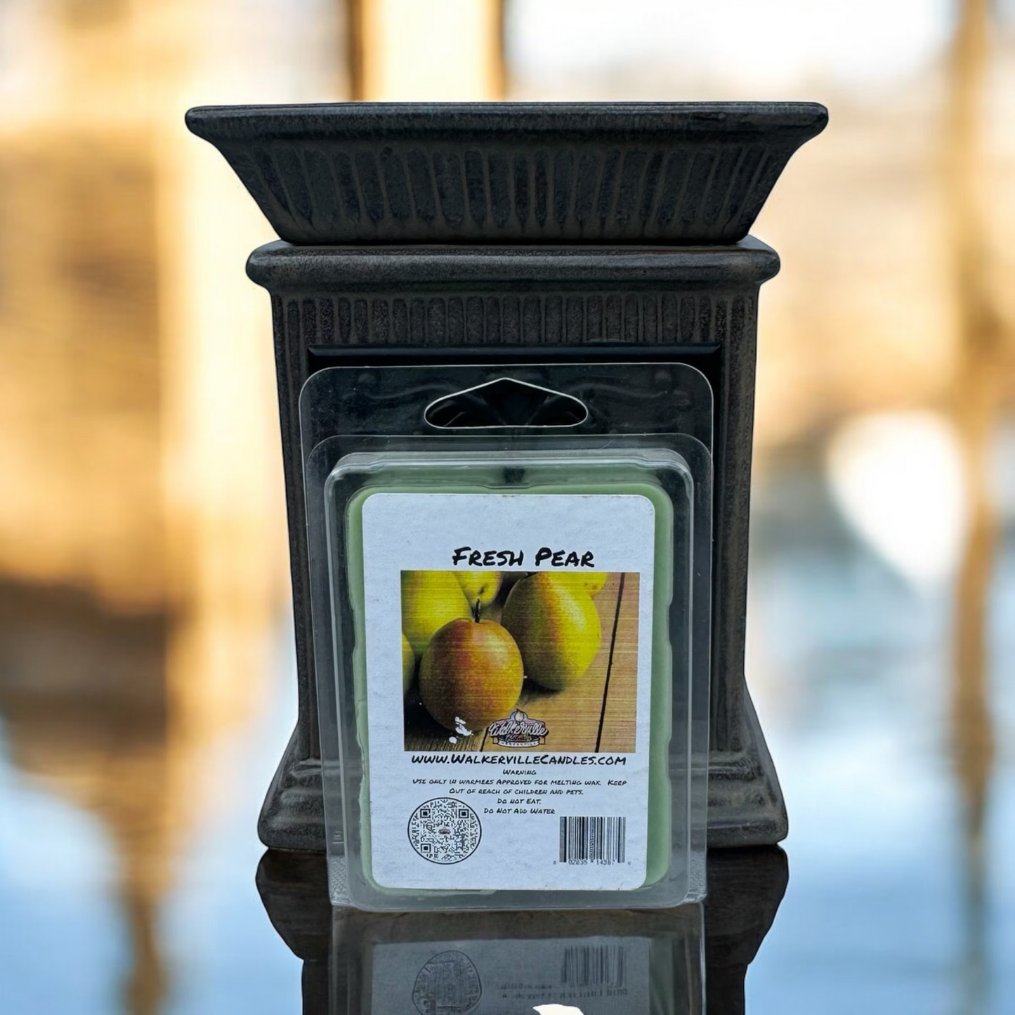 Fresh Pear Scented Handmade, Eco-friendly Wax Melt