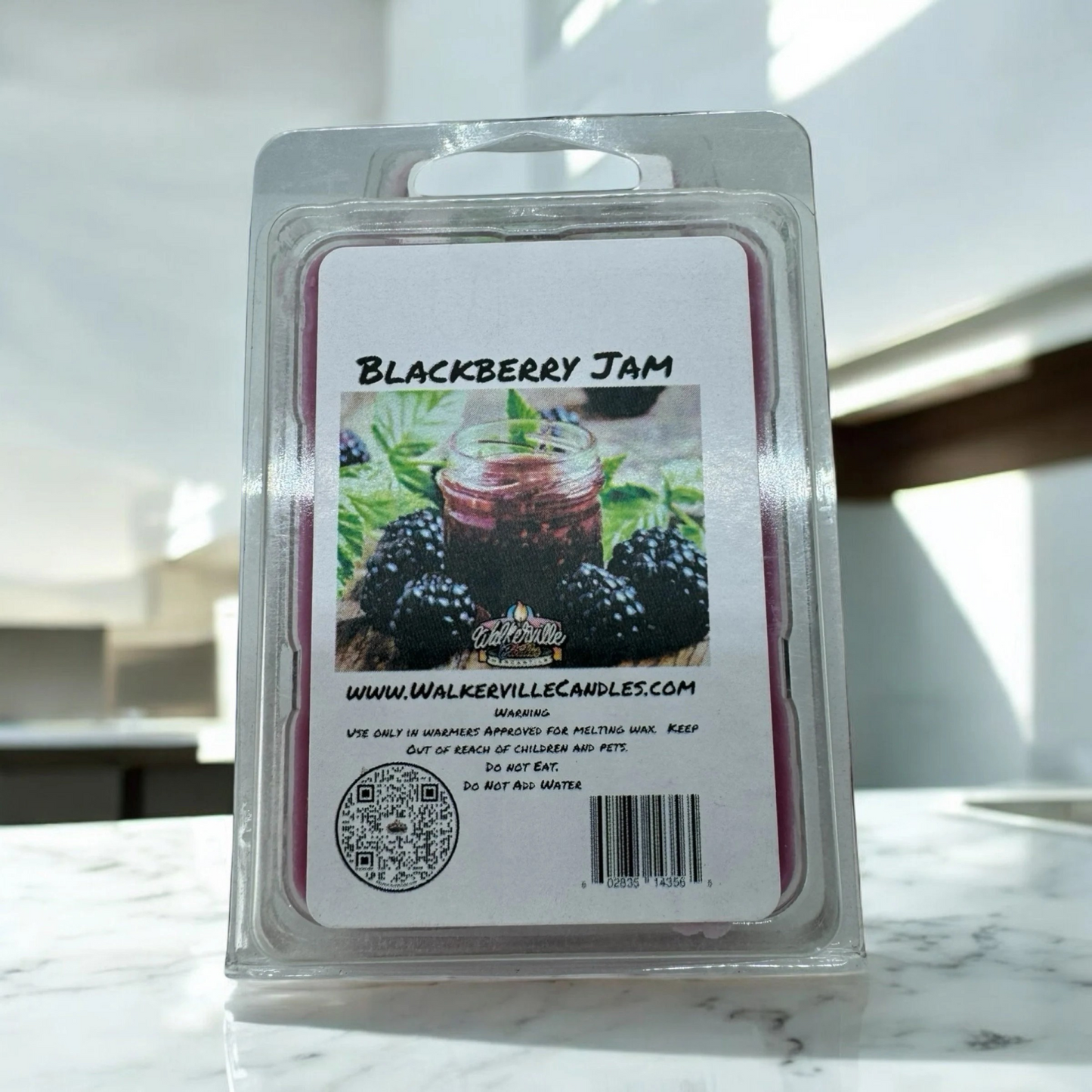 Blackberry Jam Scented Handmade, Eco-friendly Wax Melt