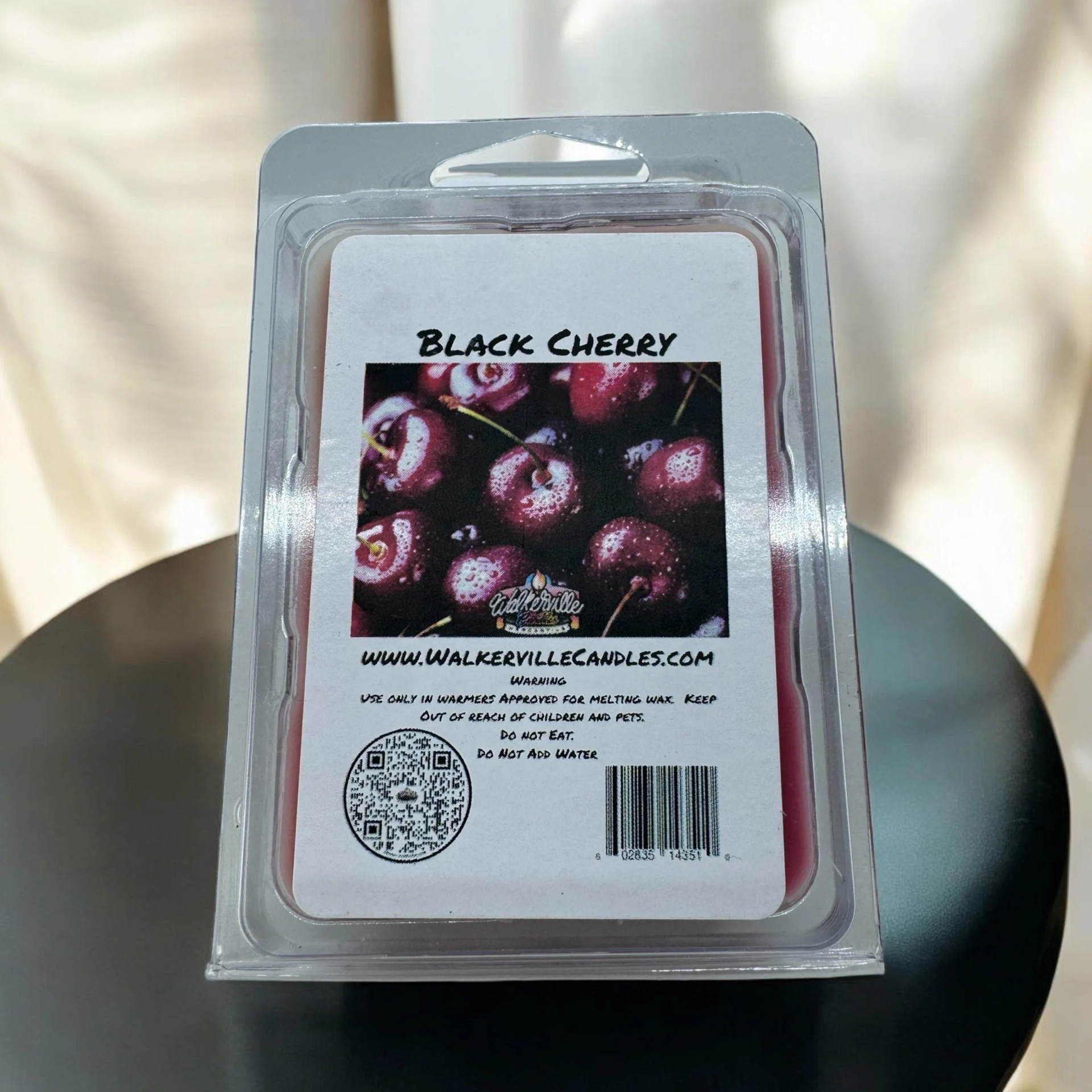 Black Cherry Vegan Soy wax, Hand-poured, Eco-friendly Fruity Wax Melt