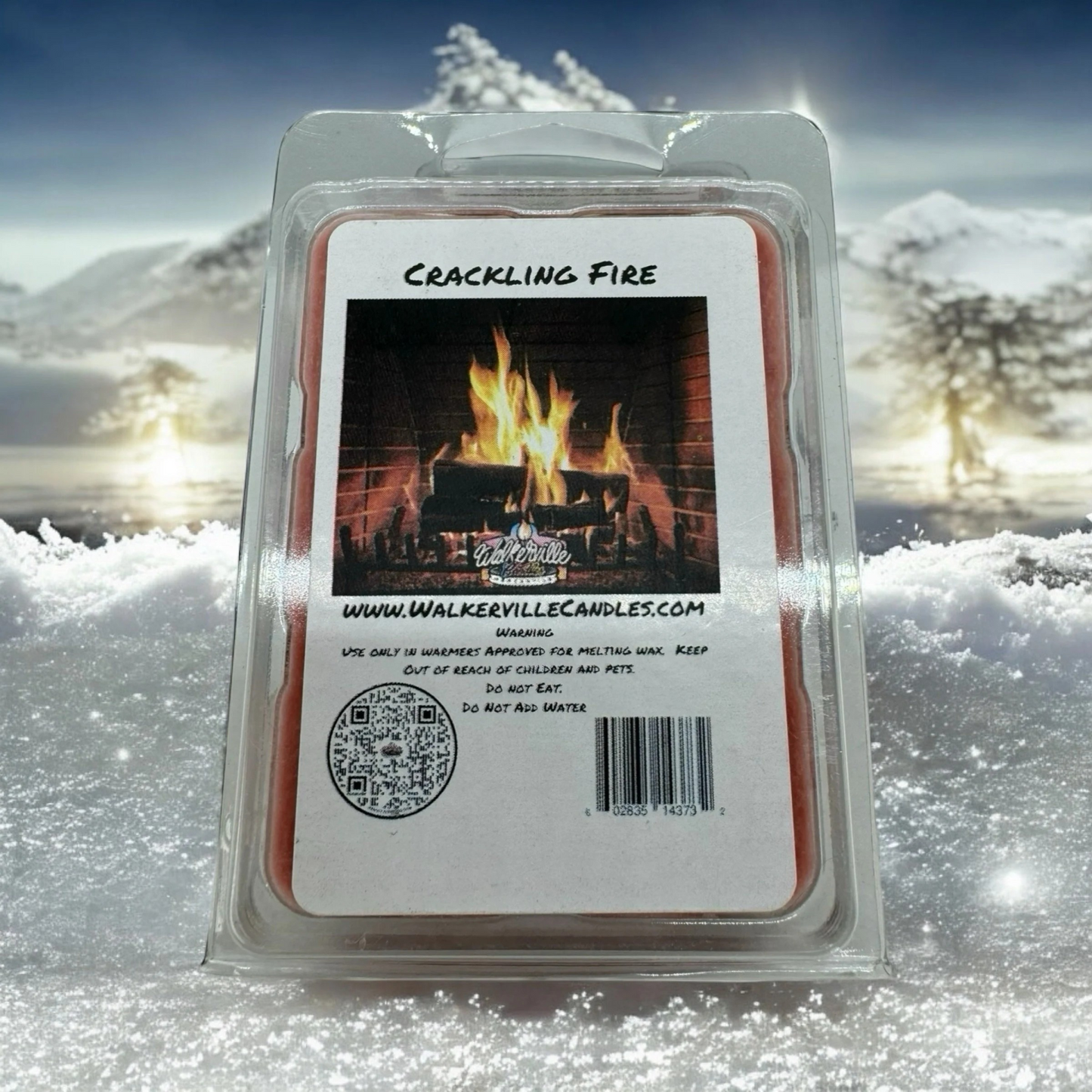 Crackling Fire Scented Handmade, Eco-friendly Wax Melt
