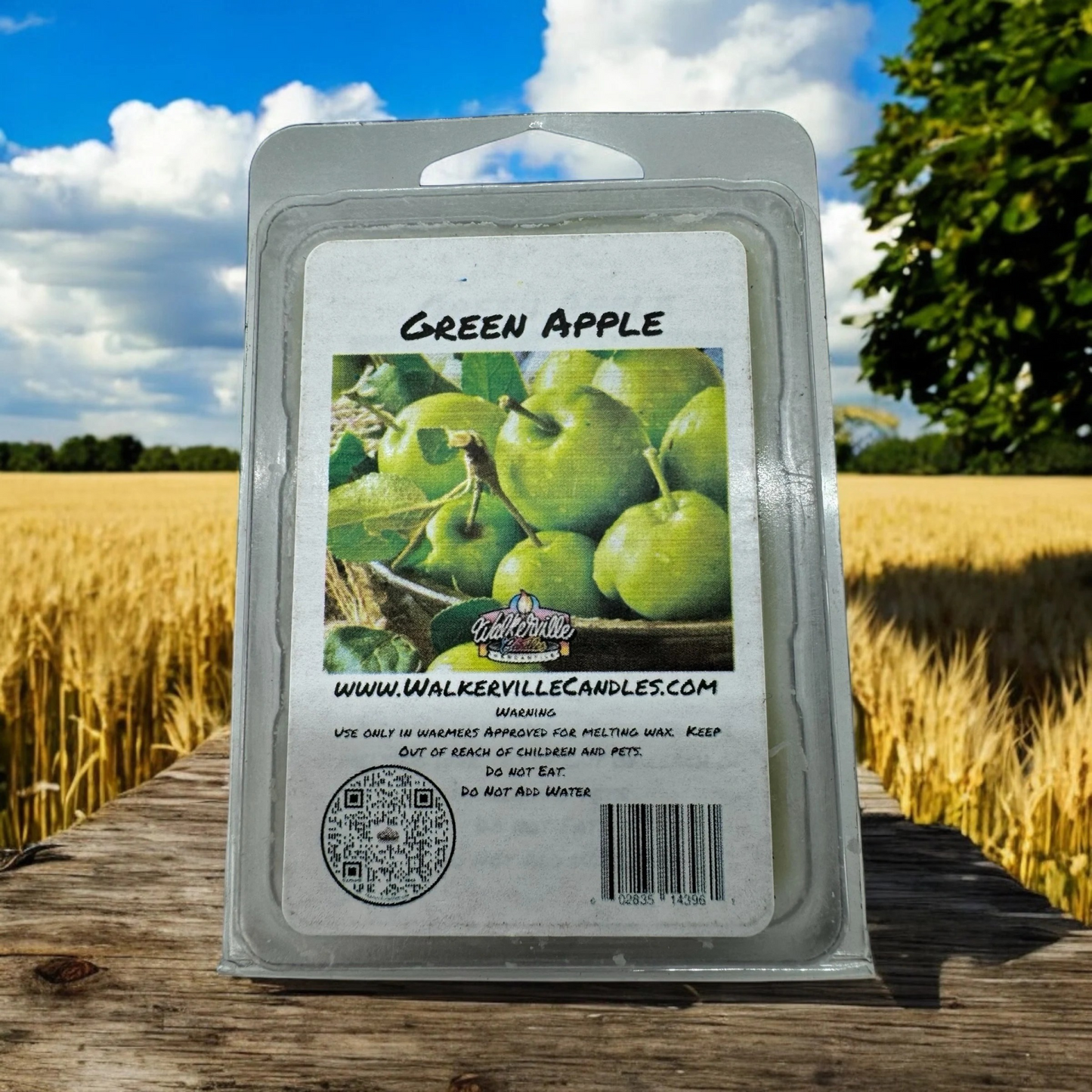 Green Apple Scented Handmade, Eco-friendly Wax Melt