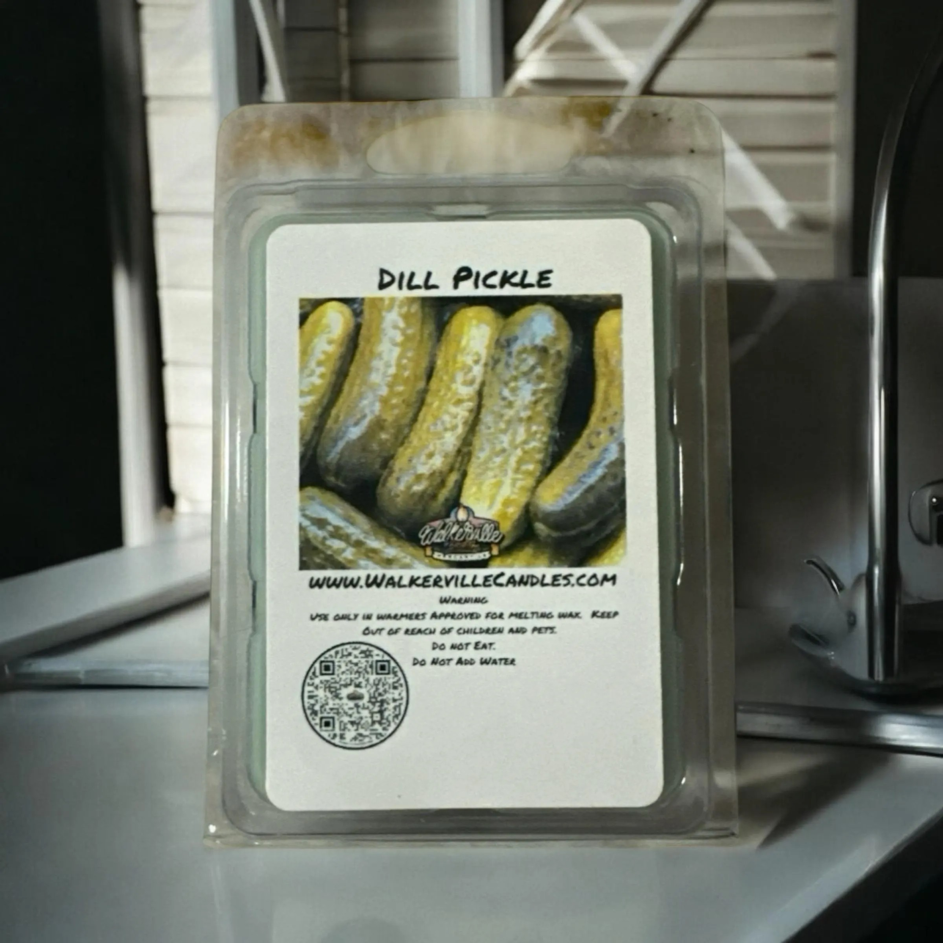Dill Pickle Vegan Soy wax, Hand-poured, Eco-friendly Bakery Food Drink Wax Melt