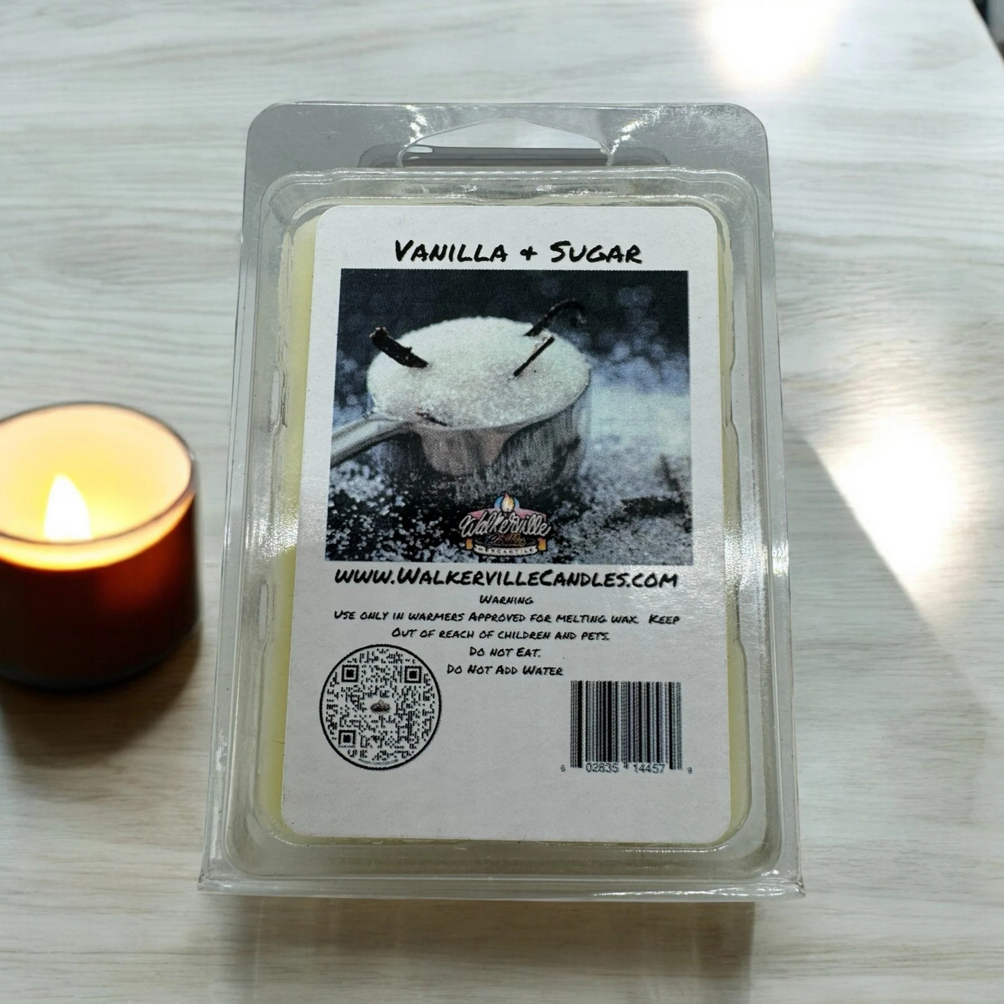 Vanilla & Sugar Scented Handmade, Eco-friendly Wax Melt