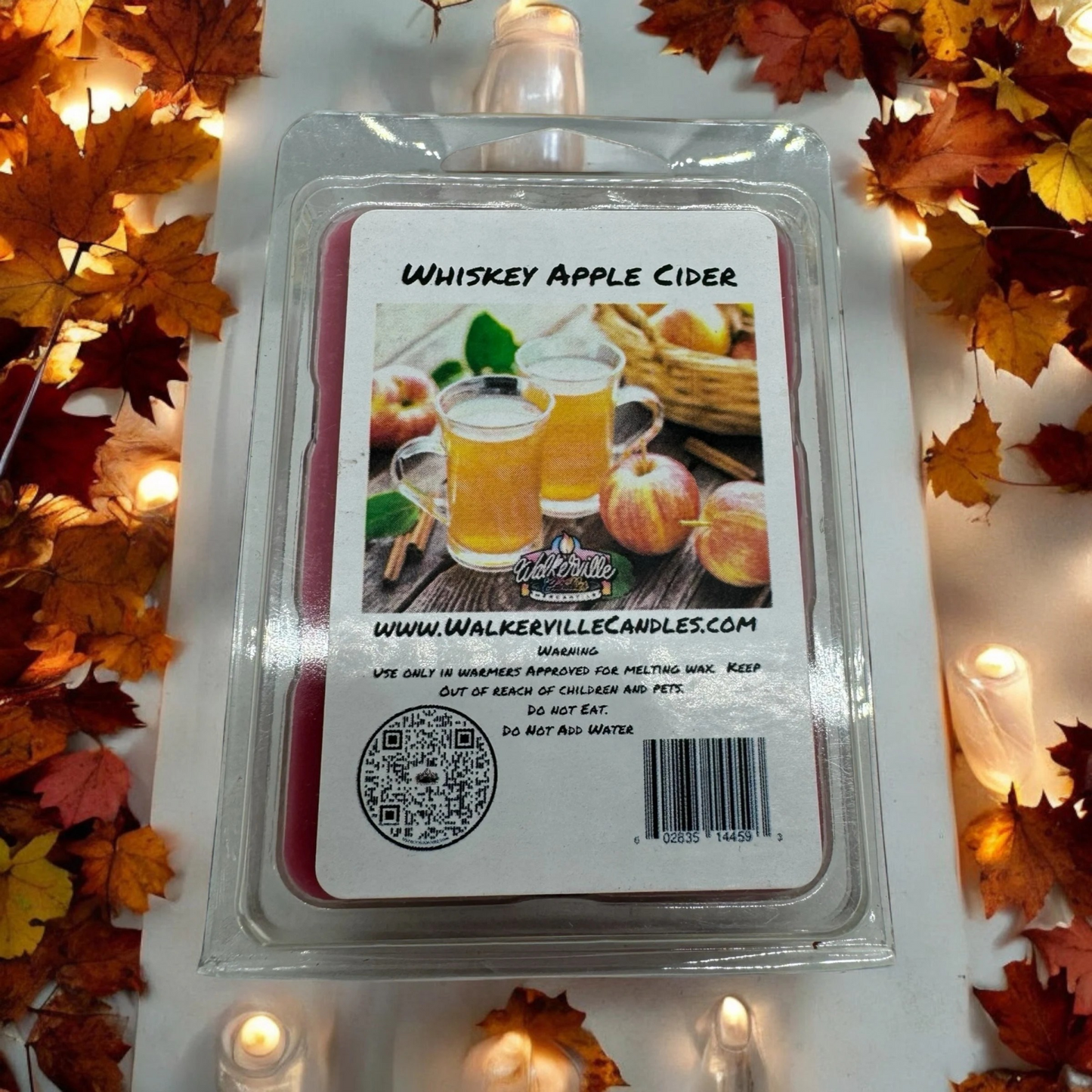 Whiskey Apple Cider Scented Handmade, Eco-friendly Wax Melt