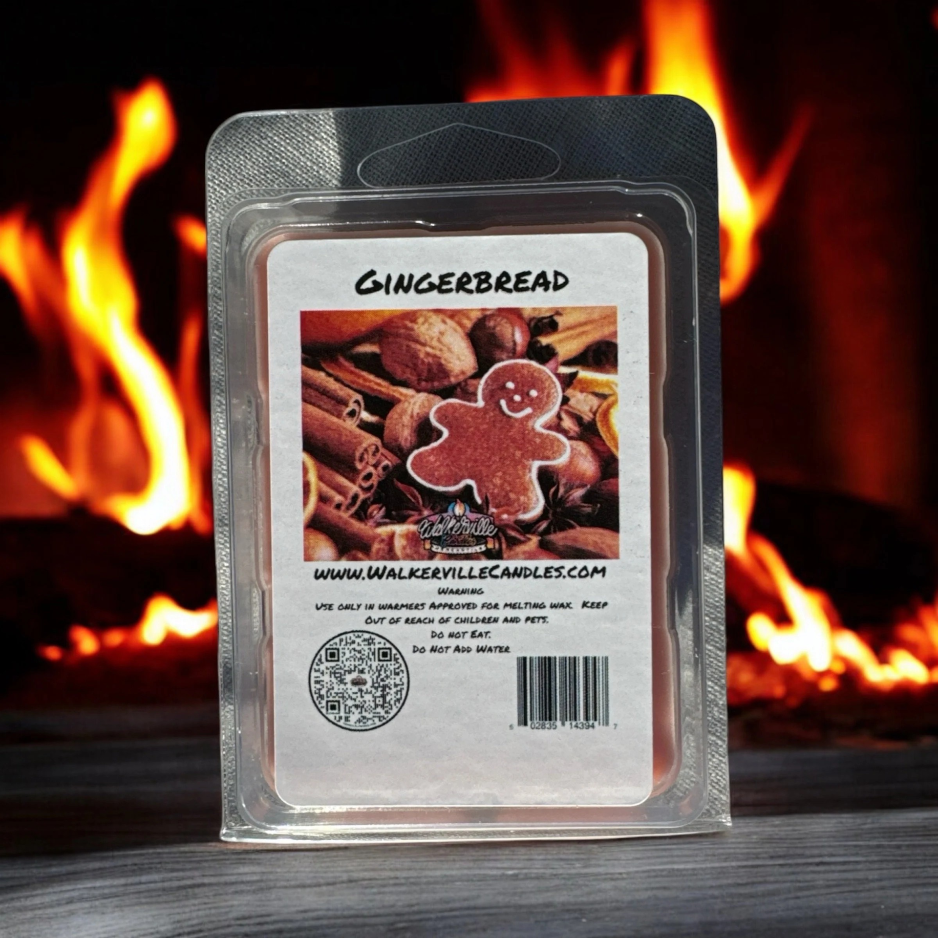 Gingerbread Vegan Soy wax, Hand-poured, Eco-friendly Christmas Bakery Food Drink Wax Melt