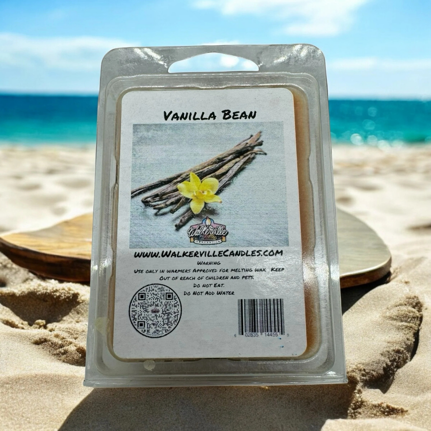 Vanilla Bean Scented Handmade, Eco-friendly Wax Melt