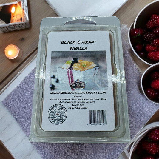 Black Currant Vanilla Scented Handmade, Eco-friendly Wax Melt