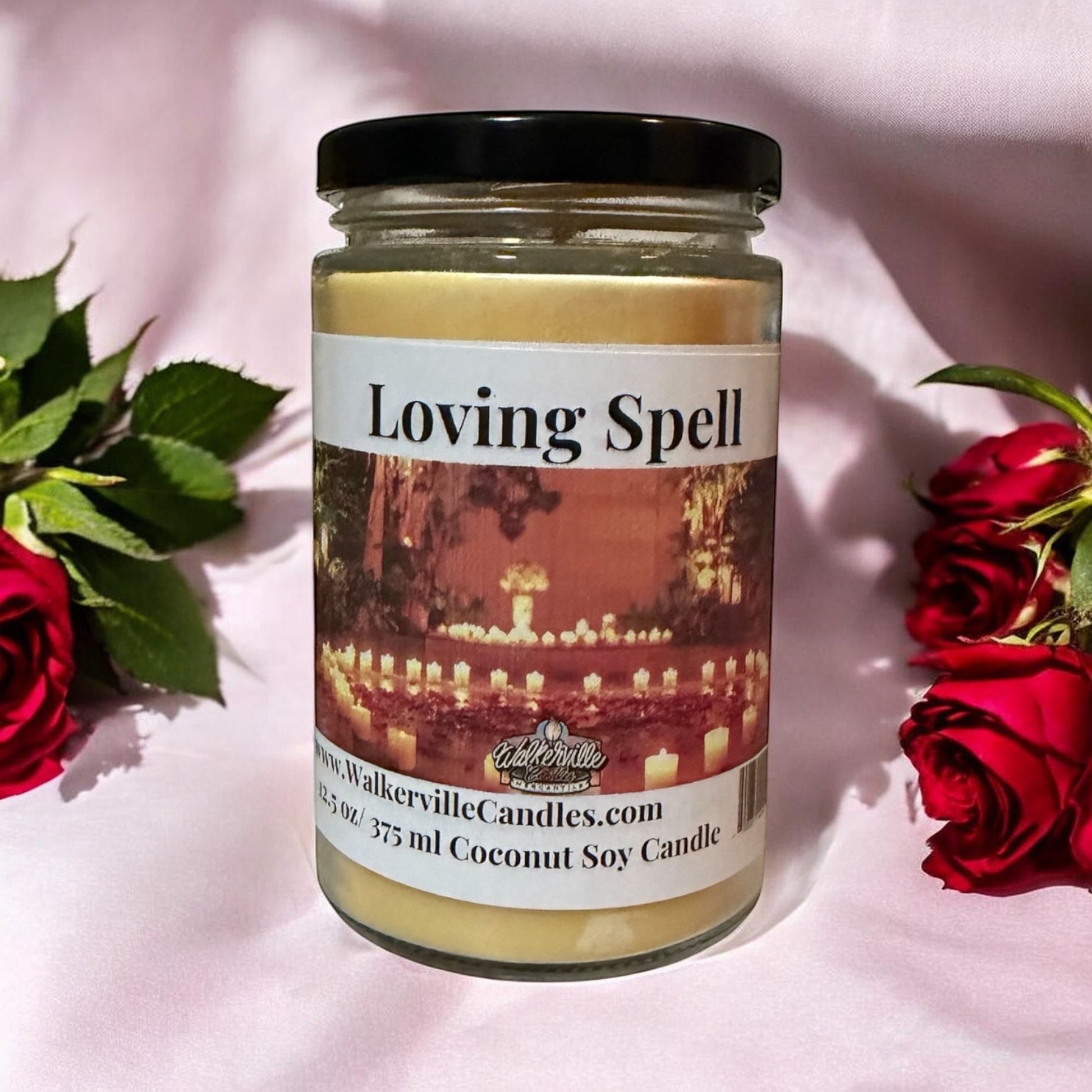 Loving Spell Coconut Soy 12.5 oz/ 375 ml Candle Wood Wick - Walkerville Candles