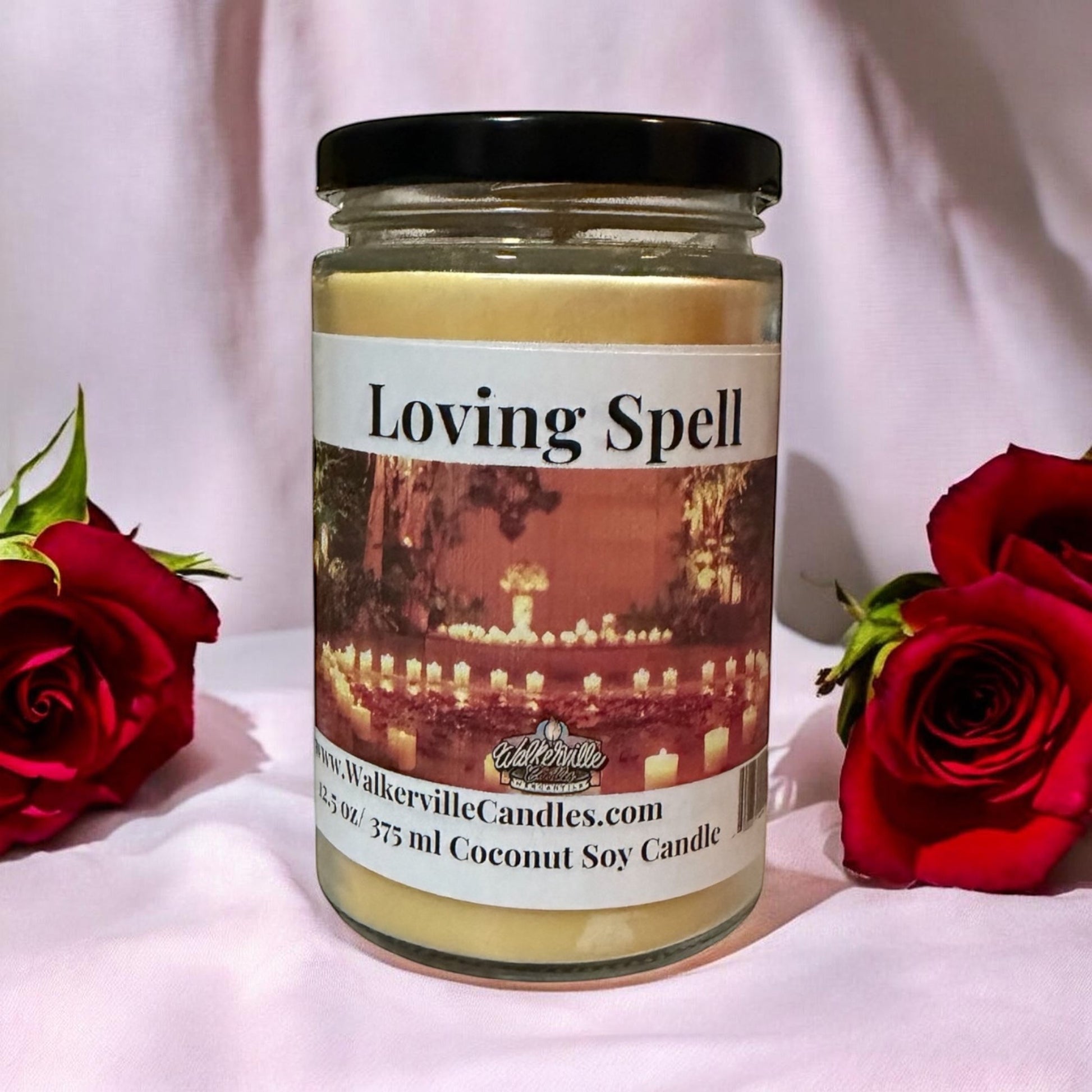 Loving Spell Coconut Soy 12.5 oz/ 375 ml Candle Wood Wick - Walkerville Candles