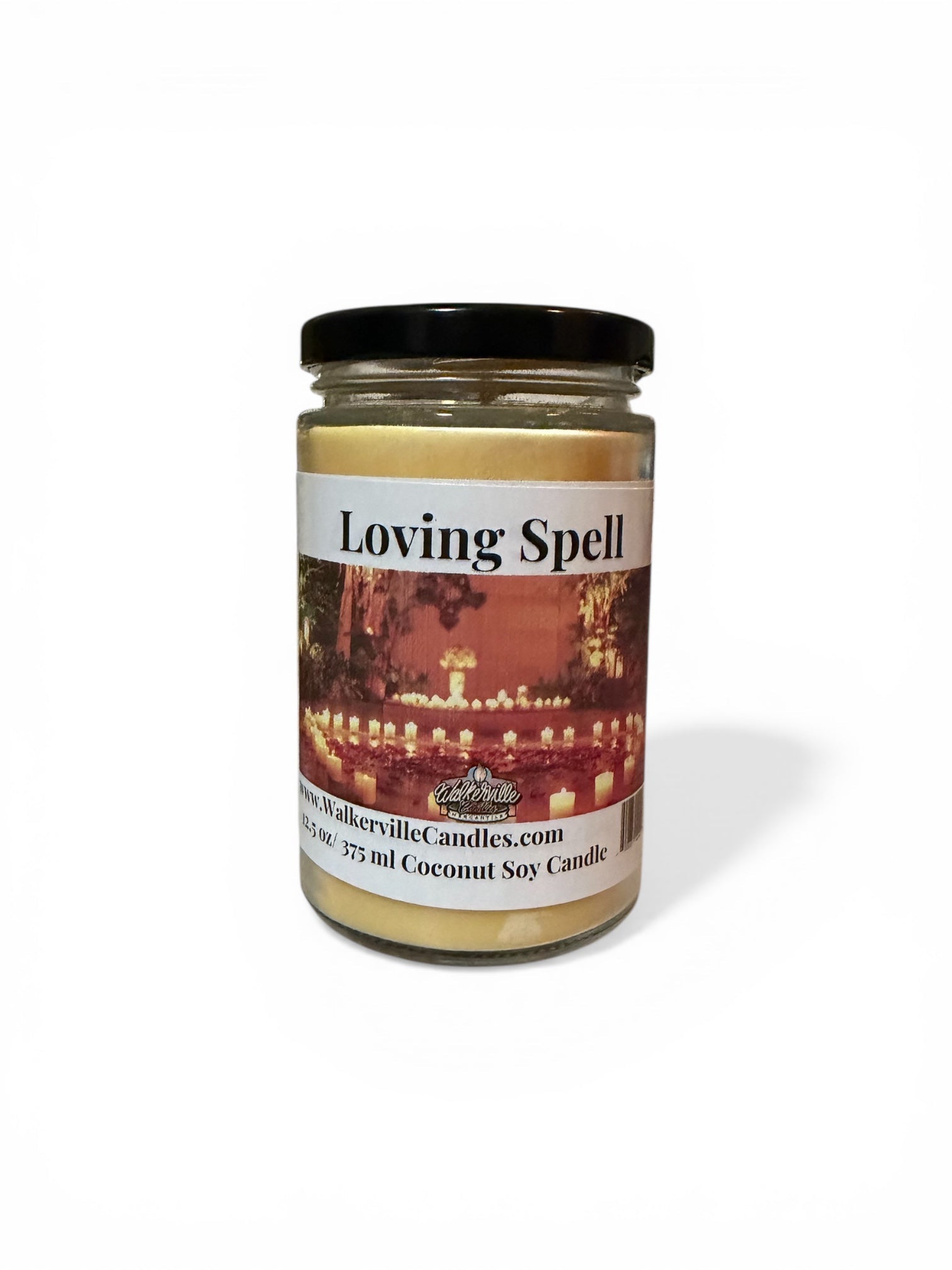 Loving Spell Coconut Soy 12.5 oz/ 375 ml Candle Wood Wick - Walkerville Candles