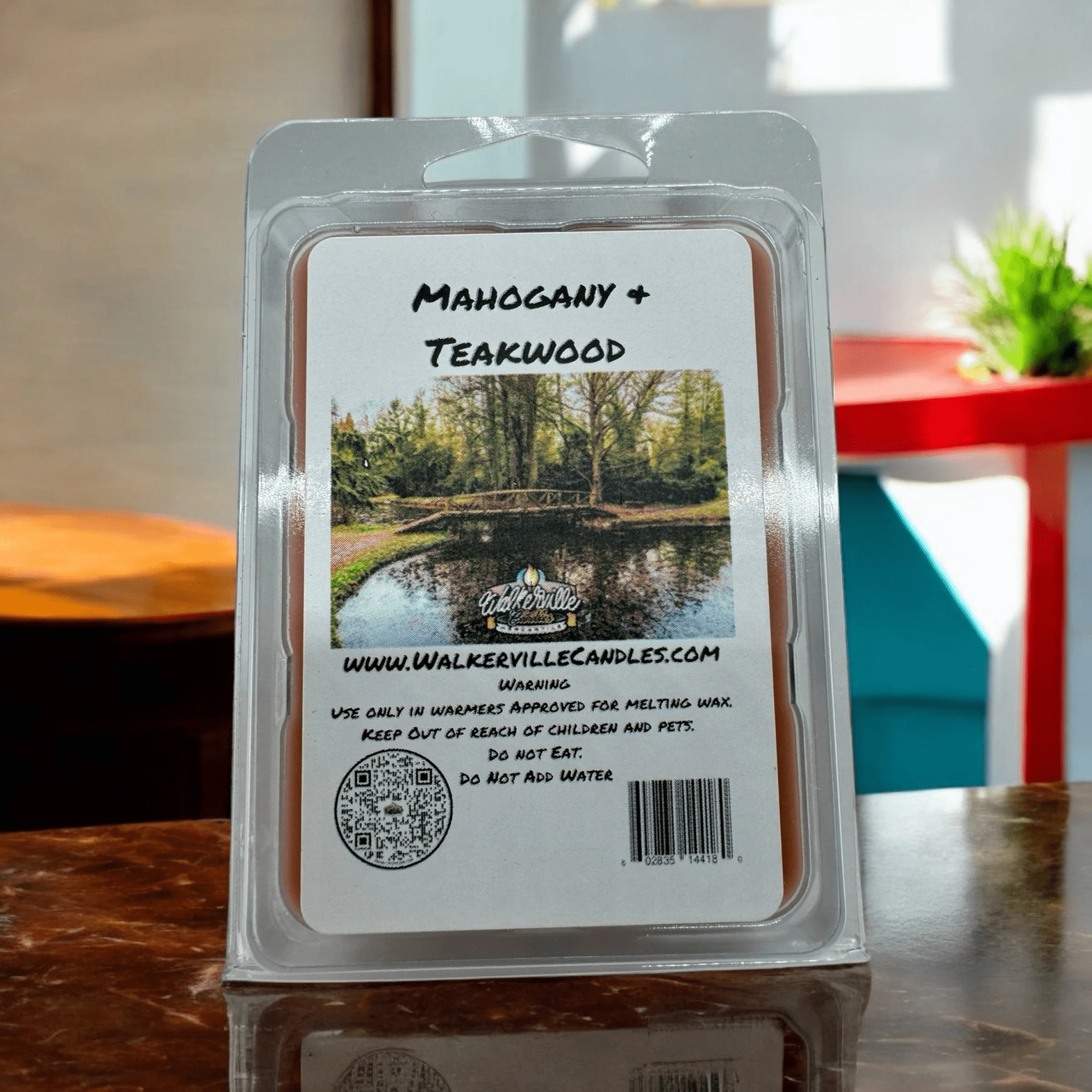 Mahogany & Teakwood Wax Melt - Walkerville Candles