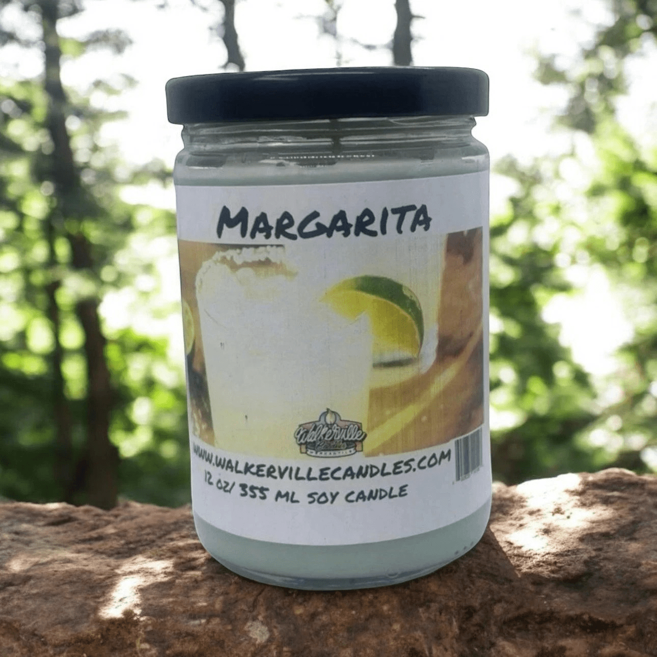 Margarita Coconut Soy 12.5 oz/ 375 ml Candle Wood Wick - Walkerville Candles