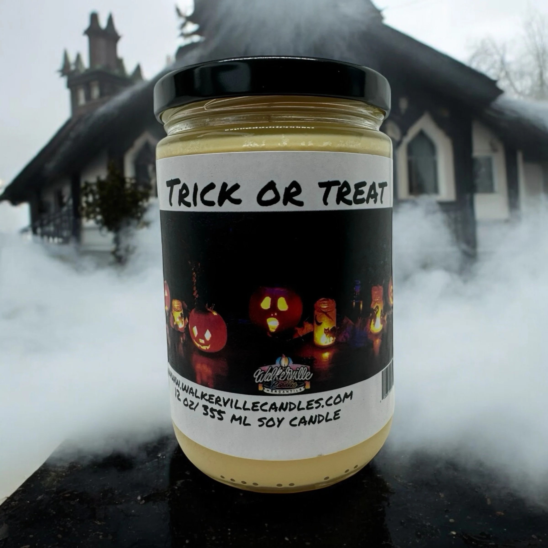 Trick Or Treat Vegan Coconut Soy 12 oz/ 355 ml Candle Hand-poured, Eco-friendly, Clean Burning, Bakery, Food, Drink