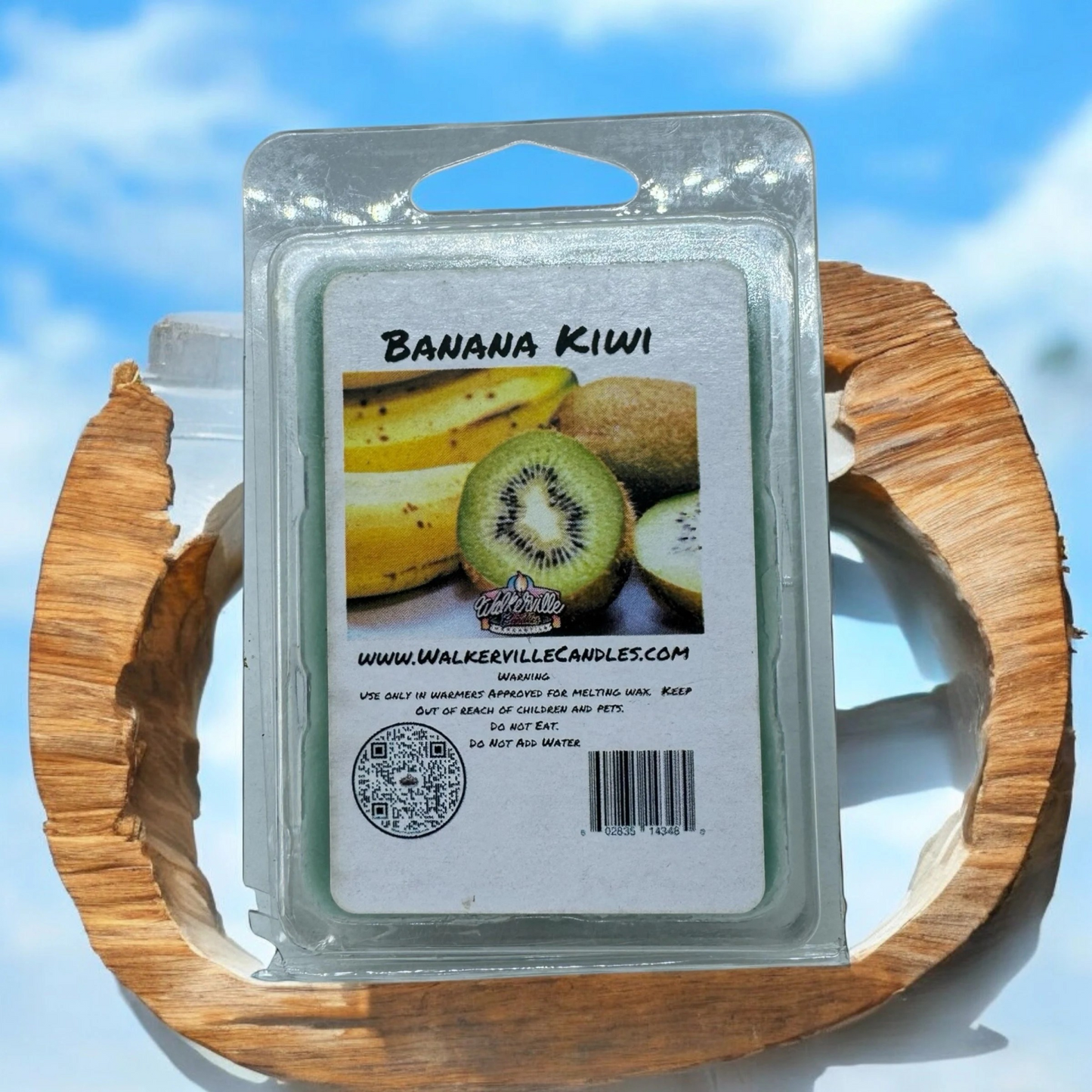 Banana Kiwi Scented Handmade, Eco-friendly Wax Melt