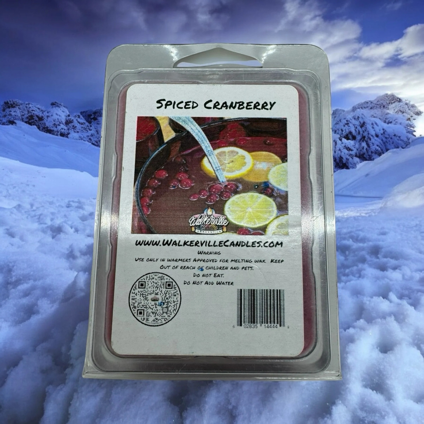 Spiced Cranberry Scented Handmade, Eco-friendly Wax Melt