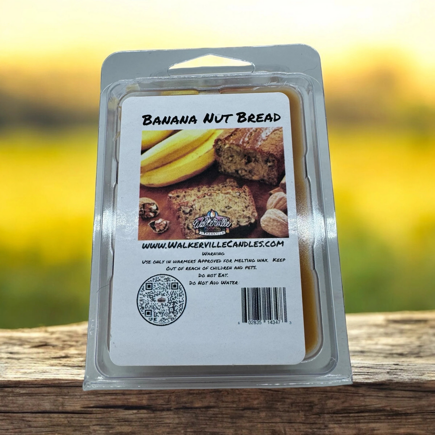 Banana Nut Bread Scented Handmade, Eco-friendly Wax Melt