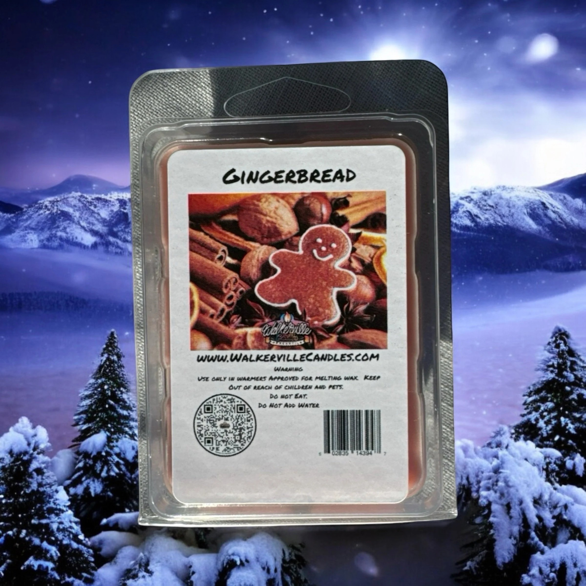Gingerbread Vegan Soy wax, Hand-poured, Eco-friendly Christmas Bakery Food Drink Wax Melt