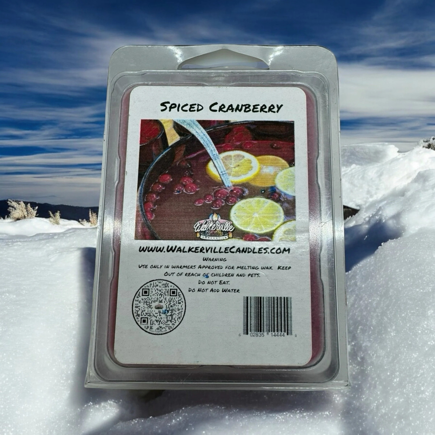 Spiced Cranberry Scented Handmade, Eco-friendly Wax Melt