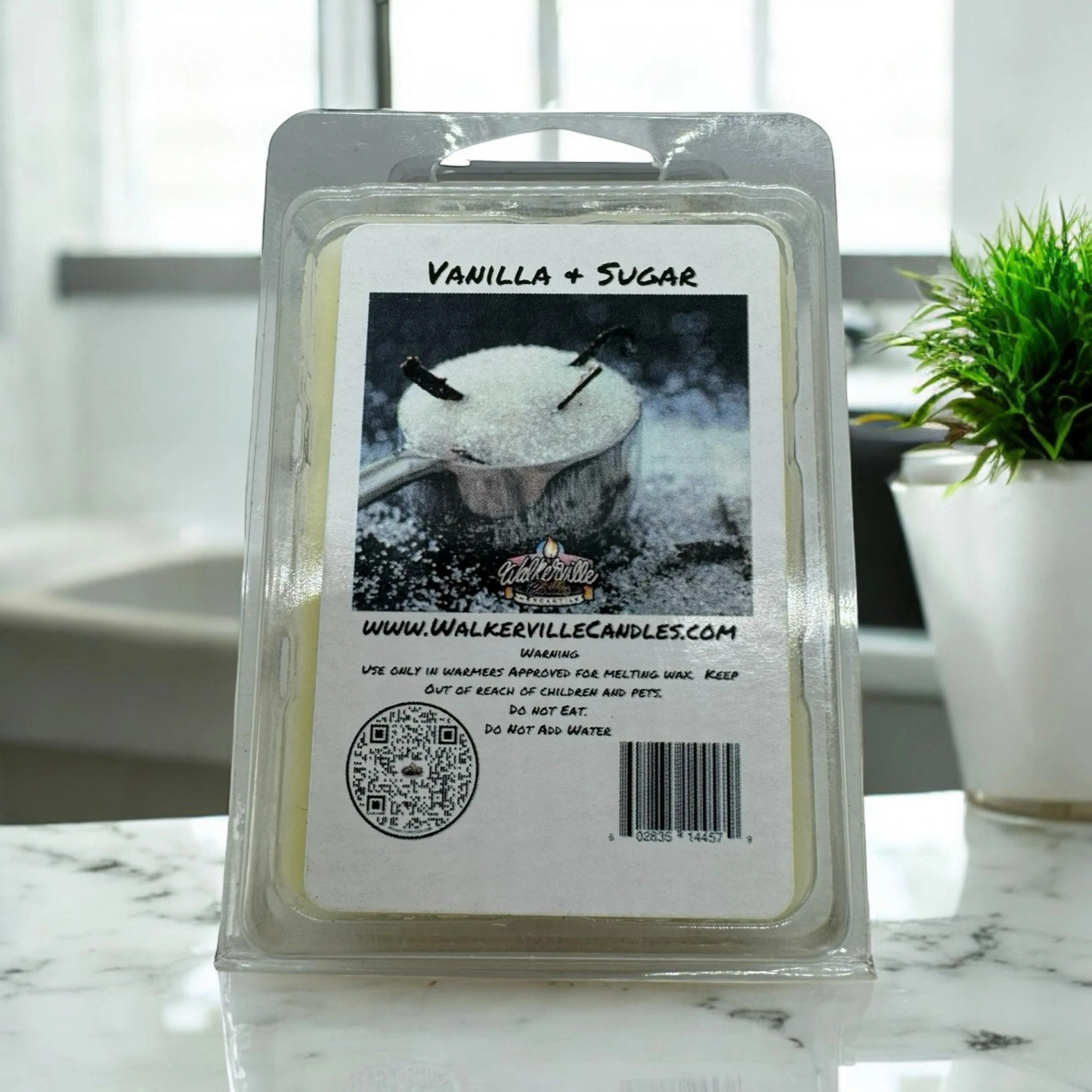 Vanilla & Sugar Scented Handmade, Eco-friendly Wax Melt