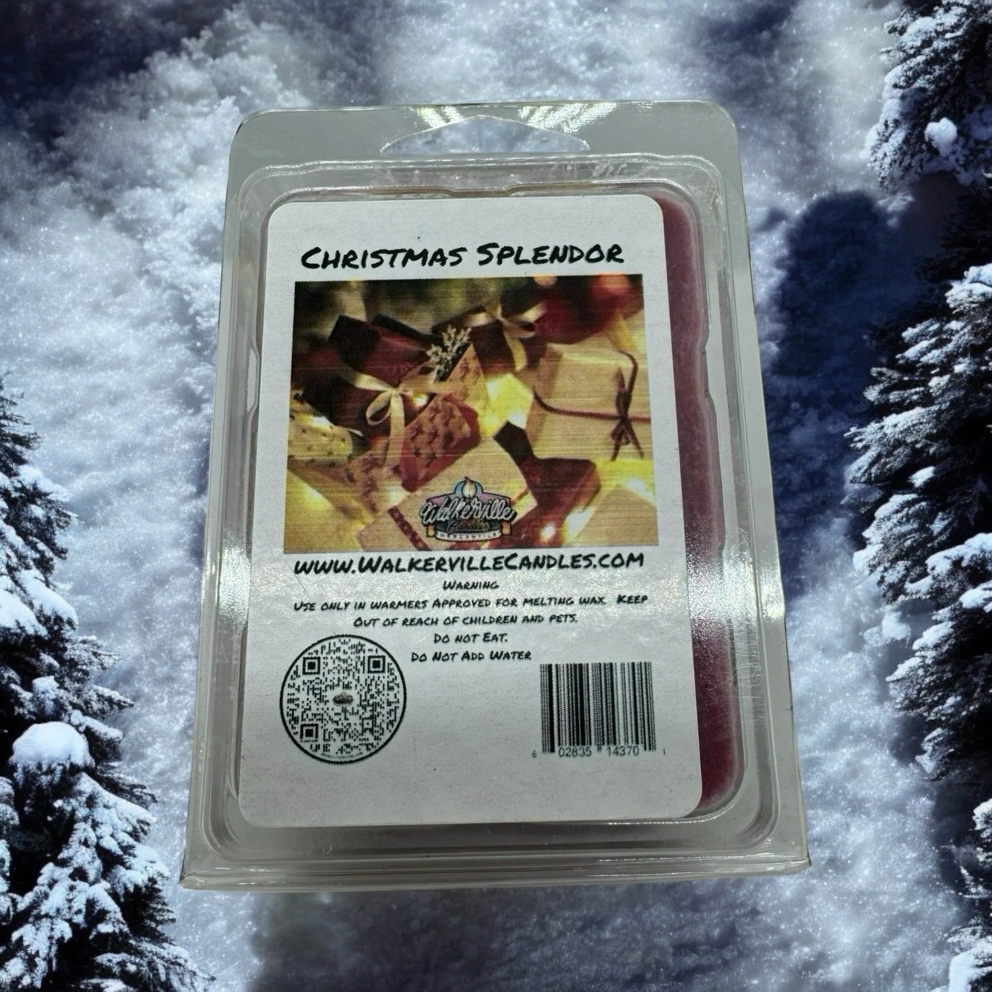 Christmas Splendor Scented Handmade, Eco-friendly Wax Melt