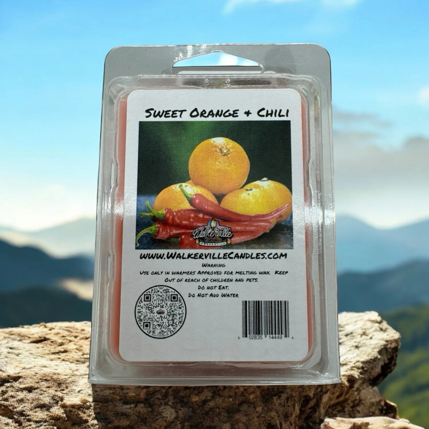 Sweet Orange & Chili Scented Handmade, Eco-friendly Wax Melt