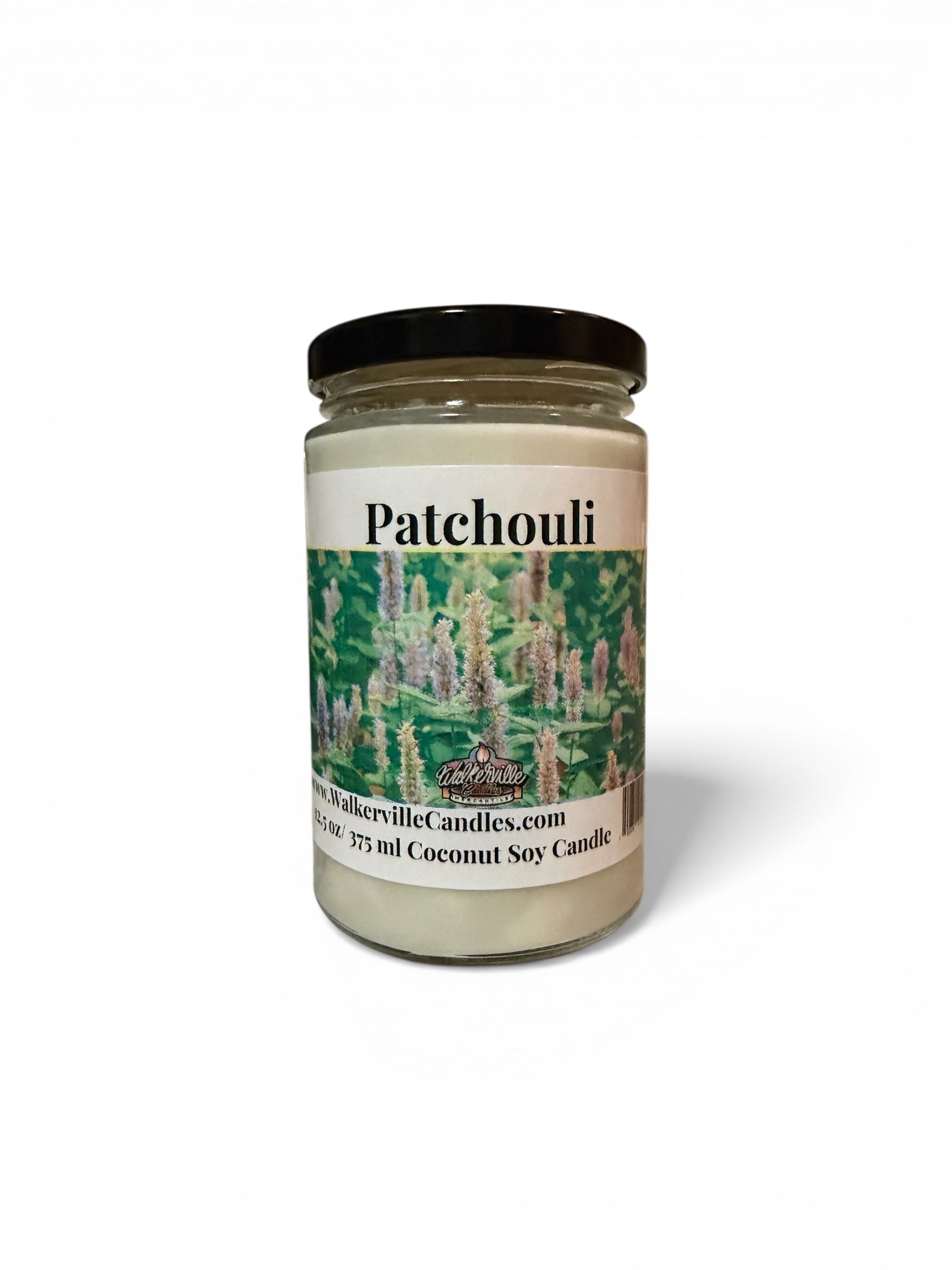 Patchouli Coconut Soy 12.5 oz/ 375 ml Candle Wood Wick - Walkerville Candles