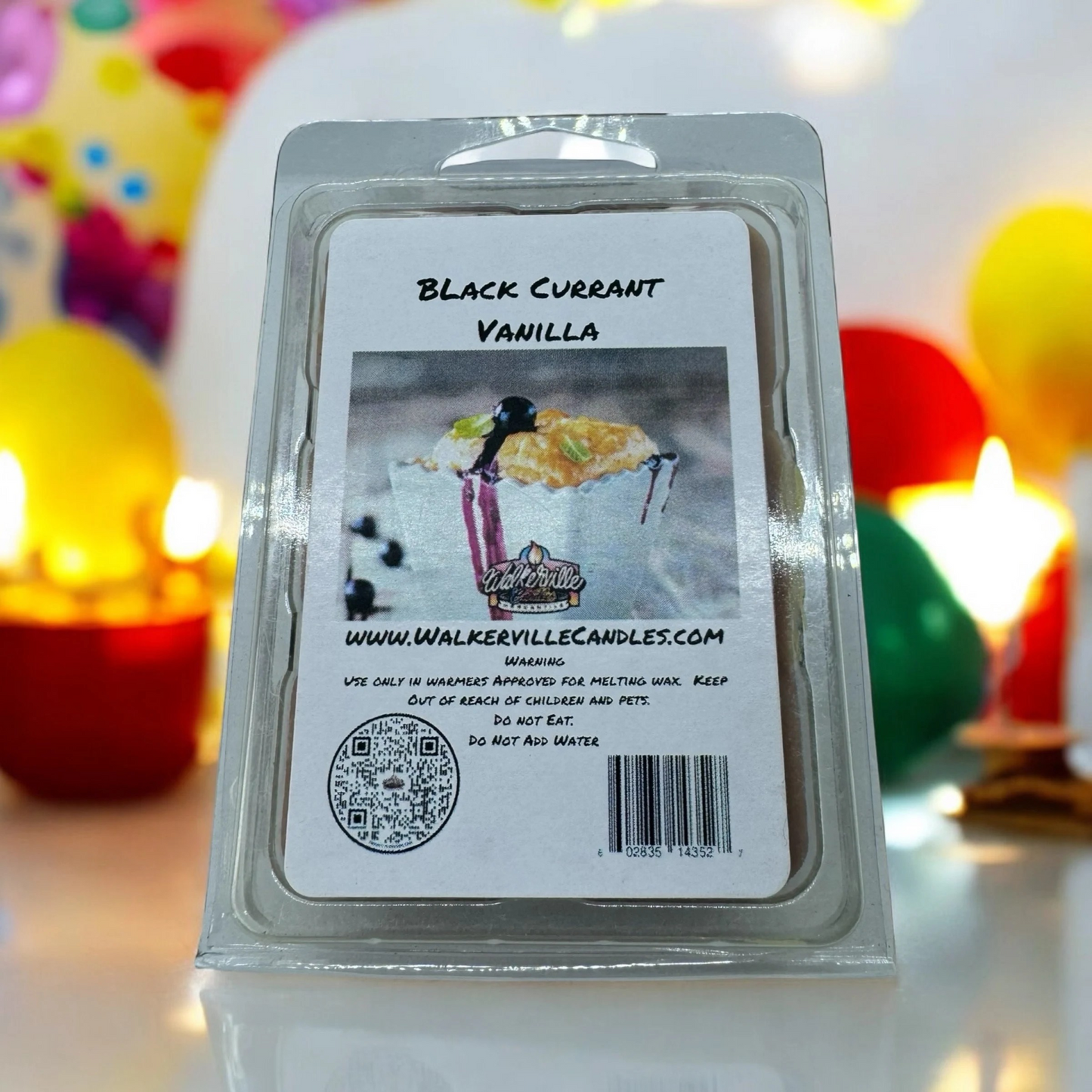Black Currant Vanilla Scented Handmade, Eco-friendly Wax Melt