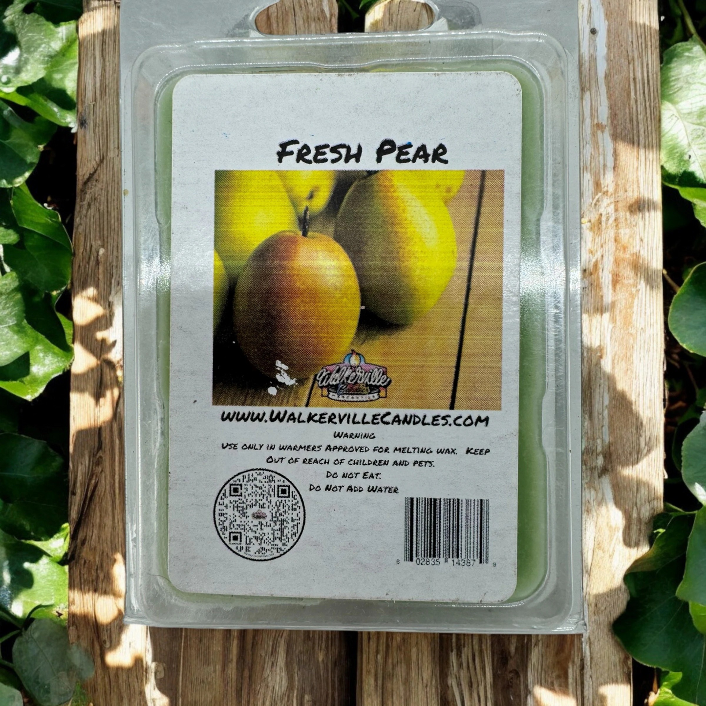 Fresh Pear Scented Handmade, Eco-friendly Wax Melt