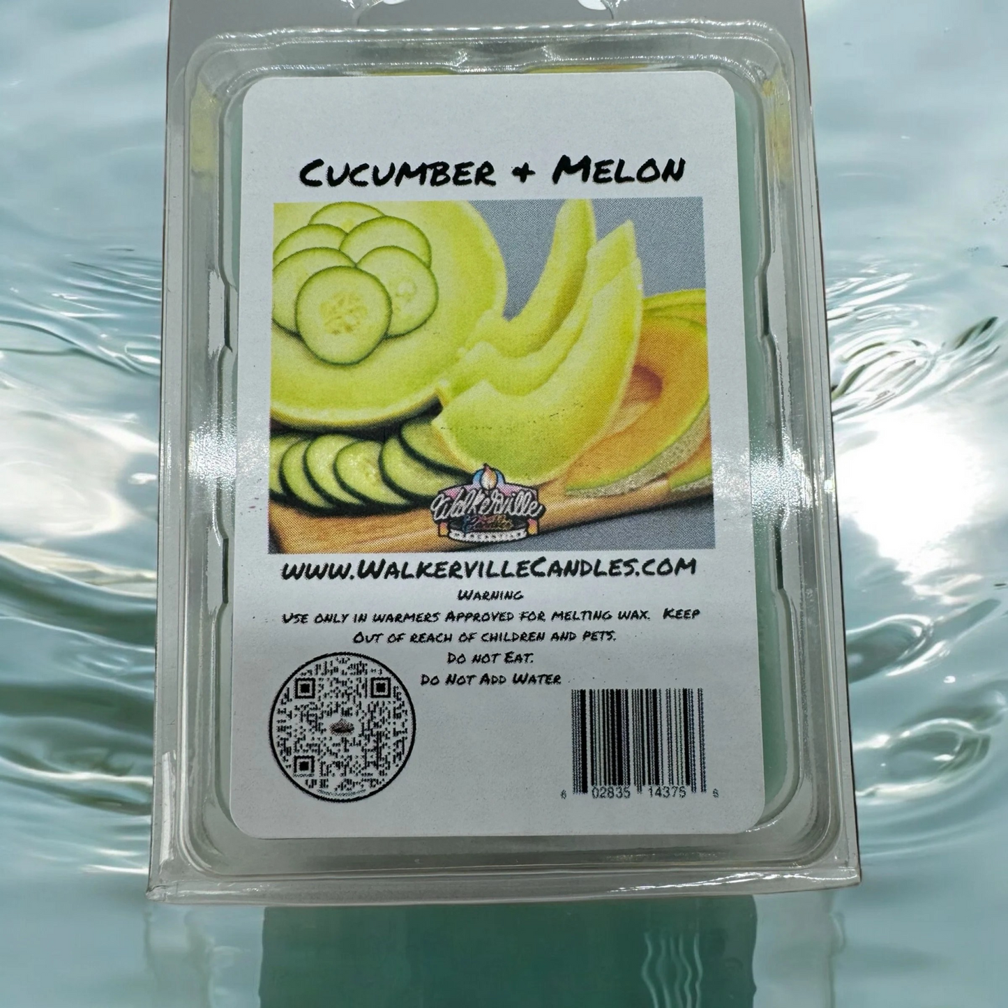 Cucumber & Melon Scented Handmade, Eco-friendly Wax Melt