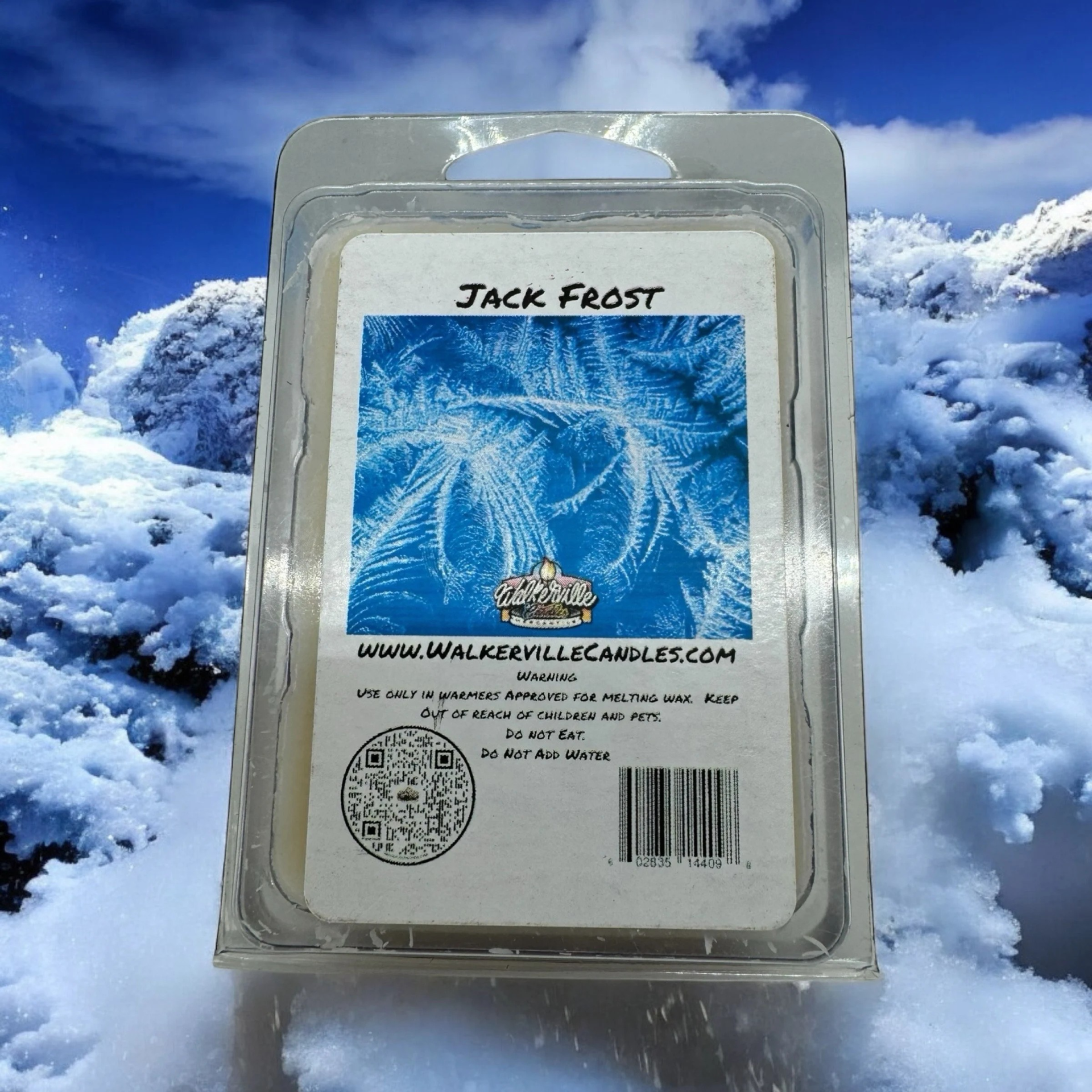 Jack Frost Vegan Soy wax, Hand-poured, Eco-friendly Christmas Bakery Food Drink Wax Melt