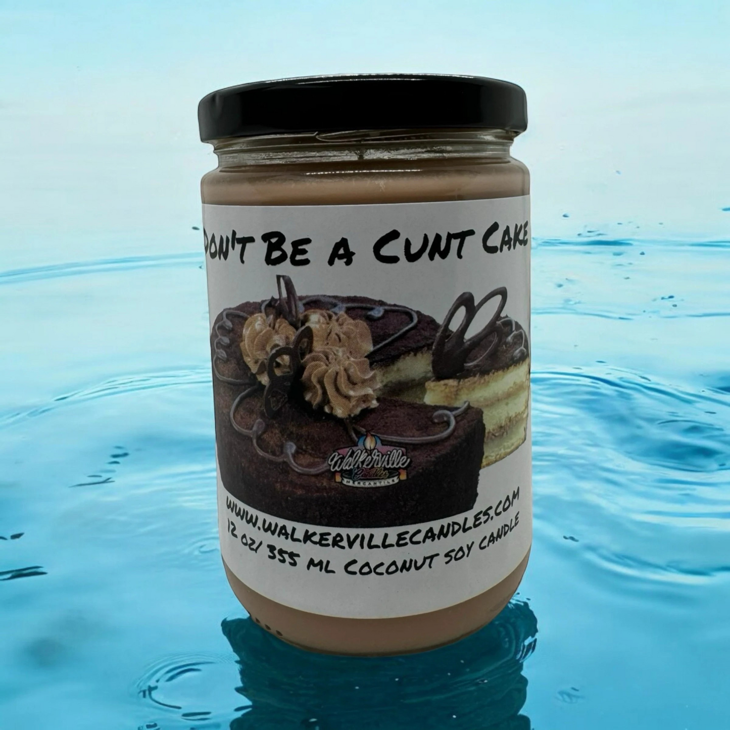 Don't Be a Cunt Cake 100% Coconut Soy Eco-friendly 12 oz Candle