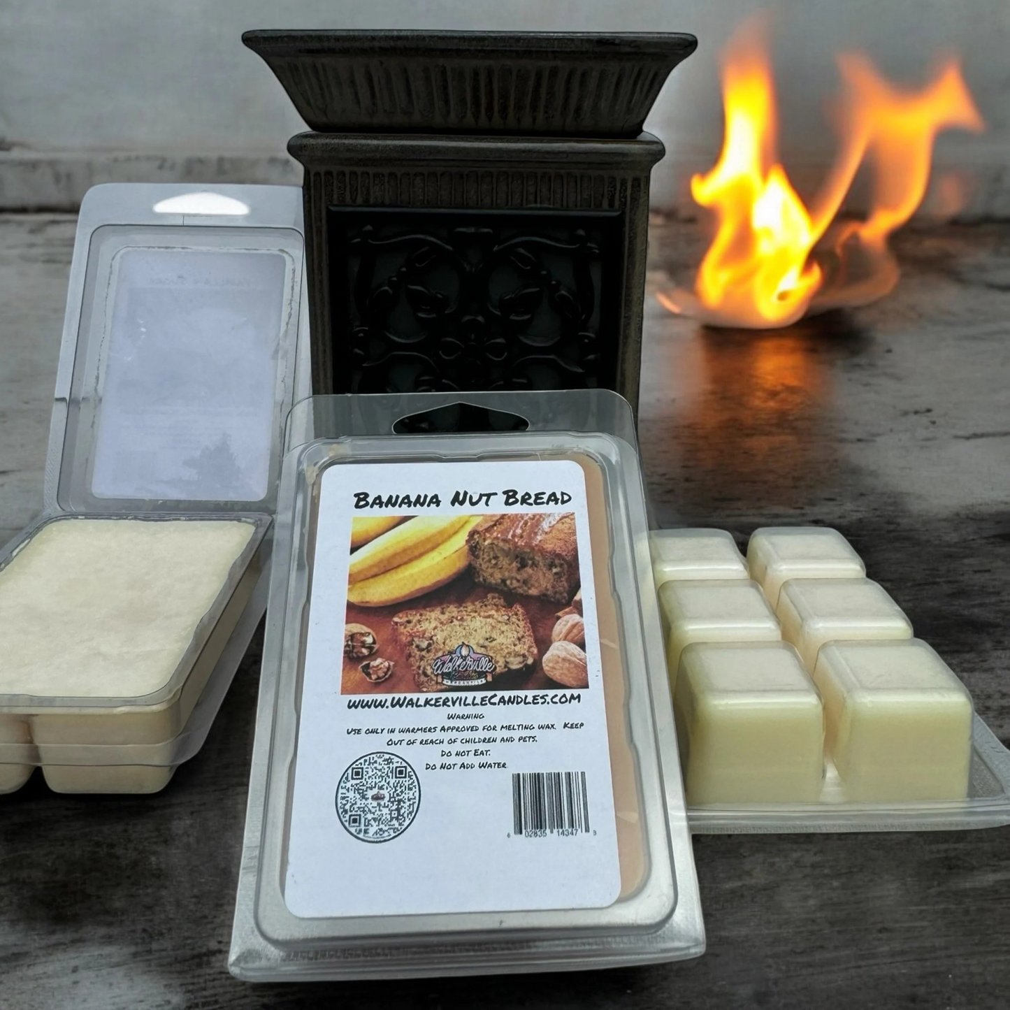 Banana Nut Bread Scented Handmade, Eco-friendly Wax Melt