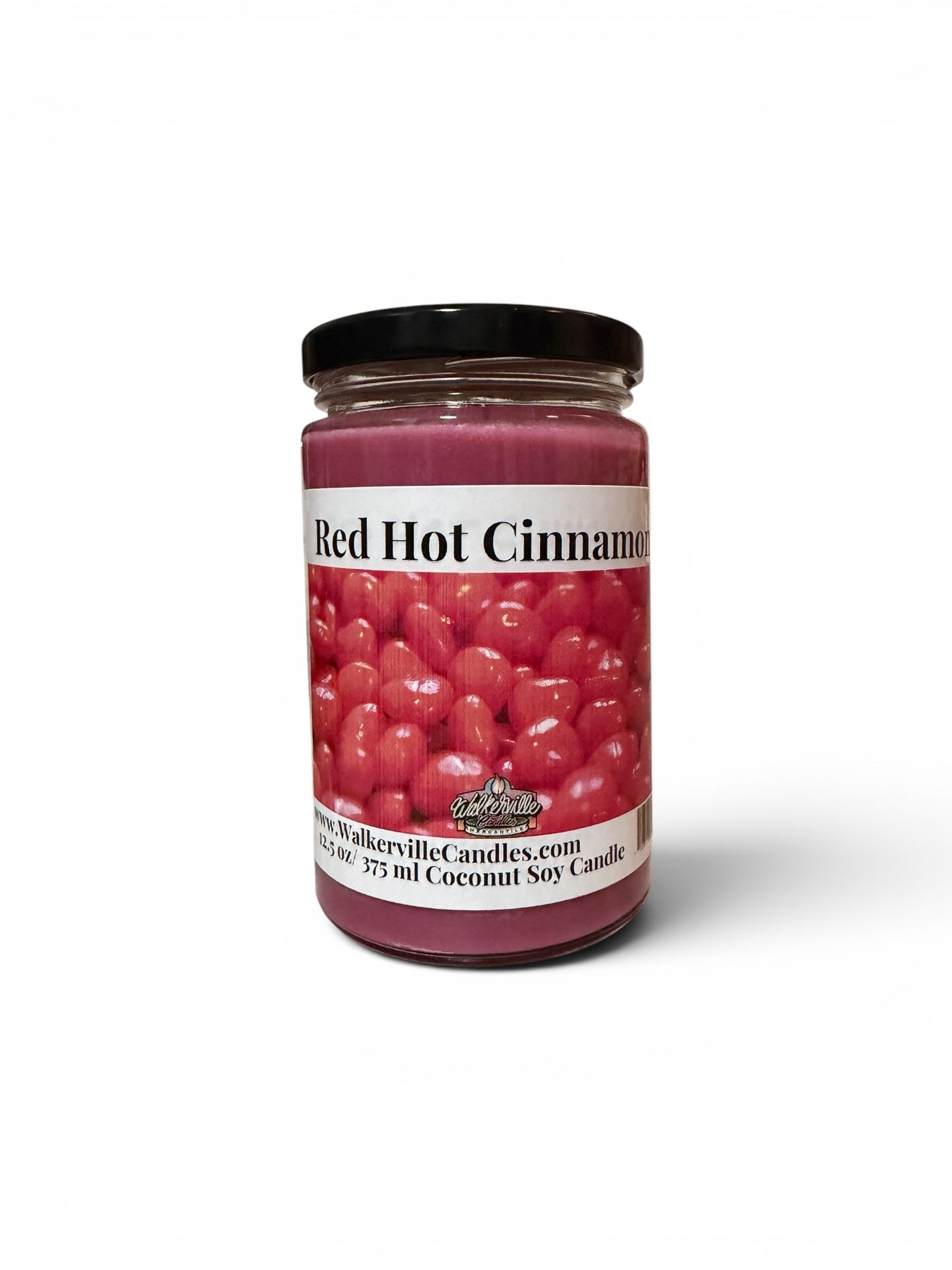 Red Hot Cinnamon Coconut Soy 12.5 oz/ 375 ml Candle Wood Wick - Walkerville Candles