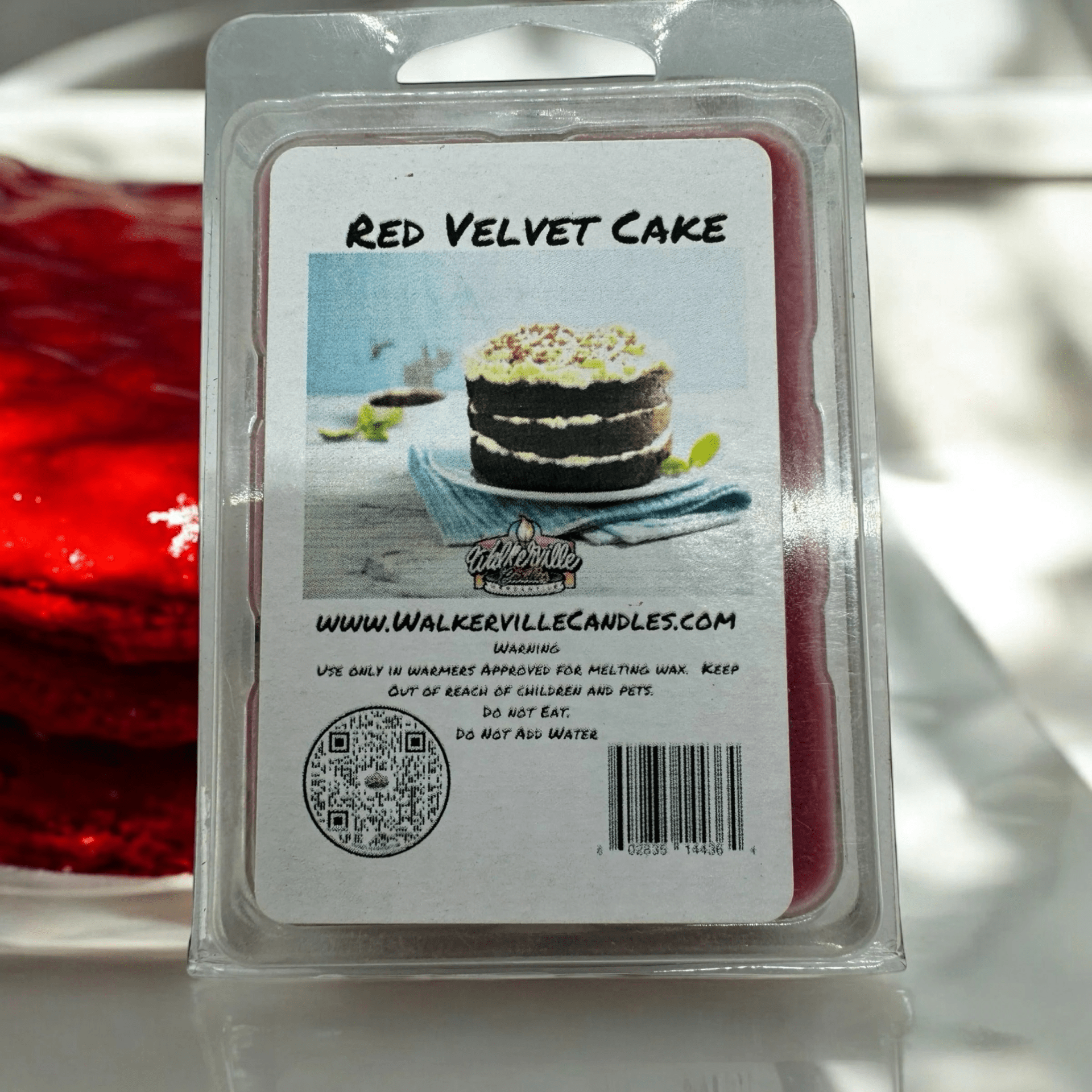 Red Velvet Cake Wax Melt - Walkerville Candles