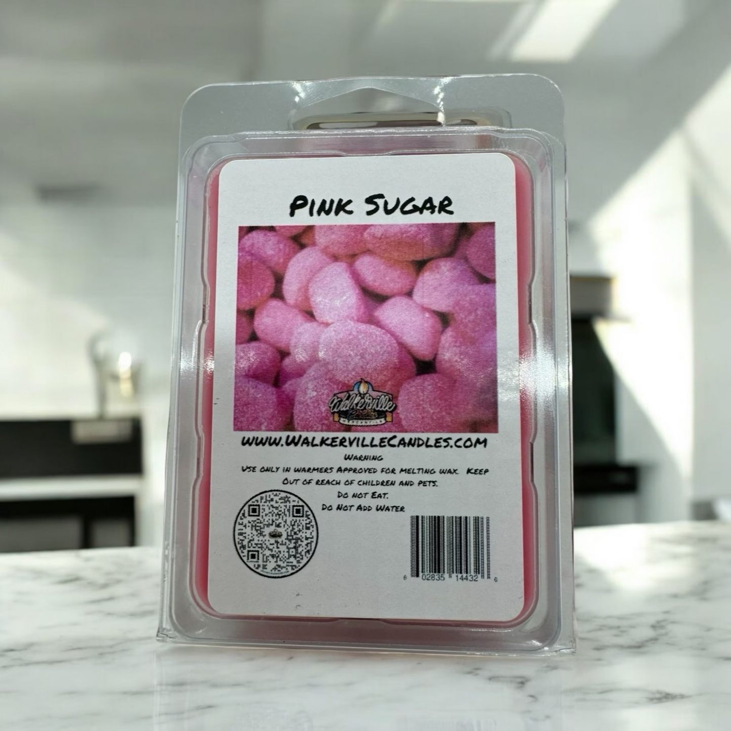 Pink Sugar Scented Handmade, Eco-friendly Wax Melt