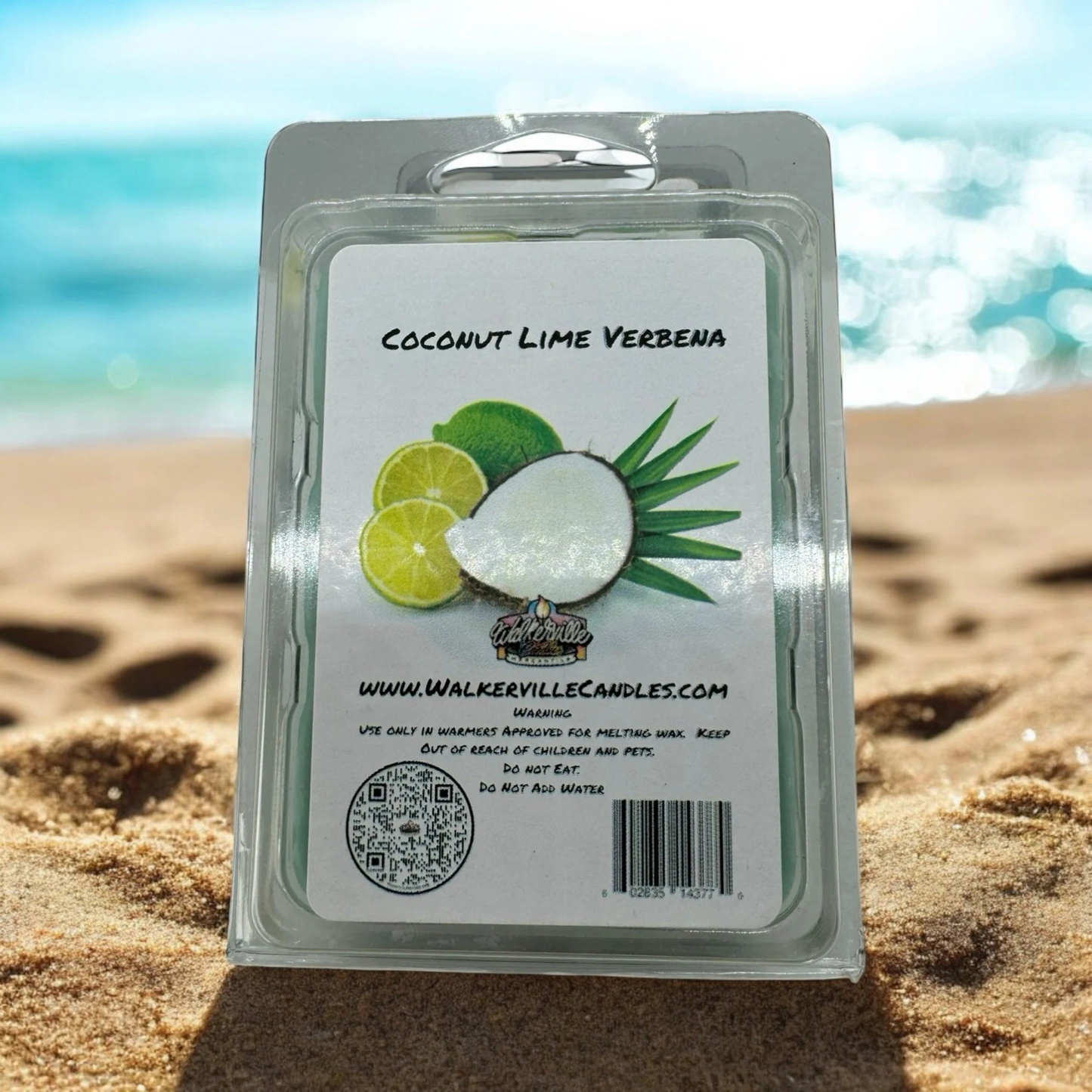 Coconut Lime Verbena Scented Handmade, Eco-friendly Wax Melt
