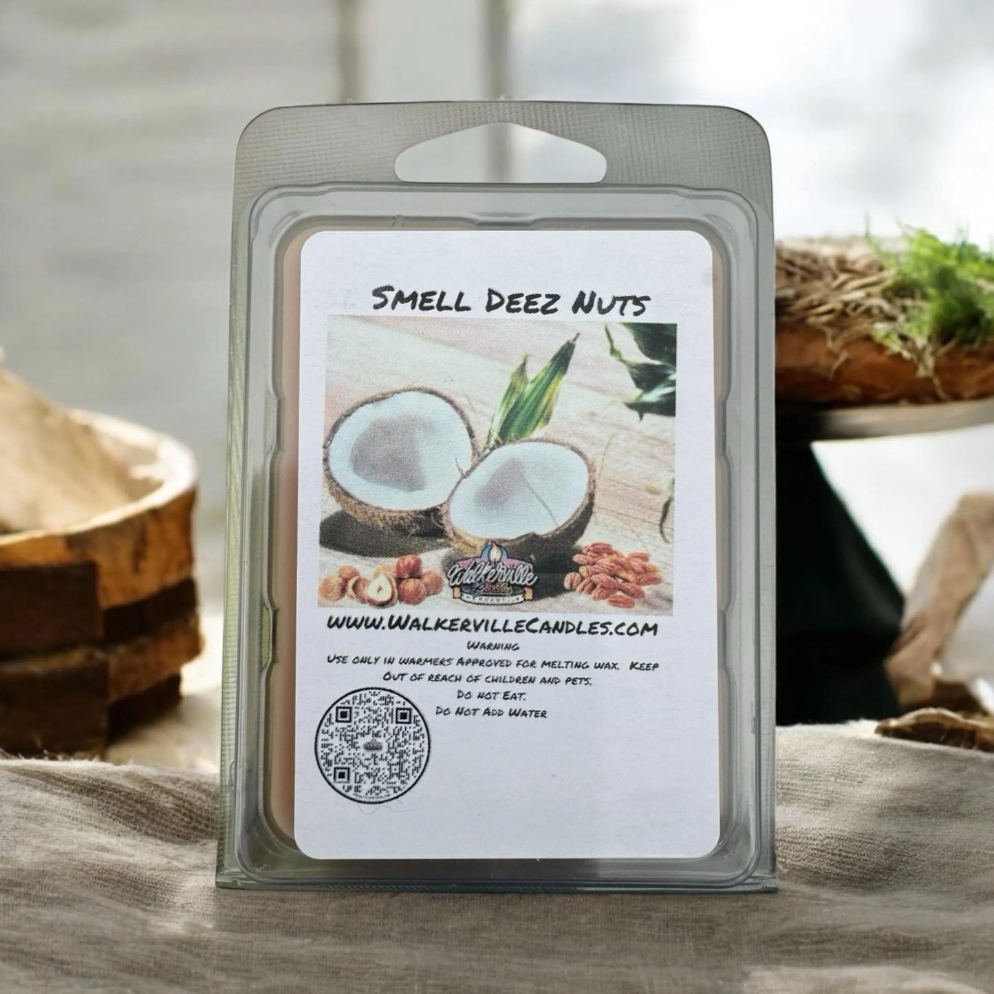 Smell Deez Nuts Vegan Soy wax, Hand-poured, Eco-friendly Fruity Bakery Food Drink Wax Melt (Copy)
