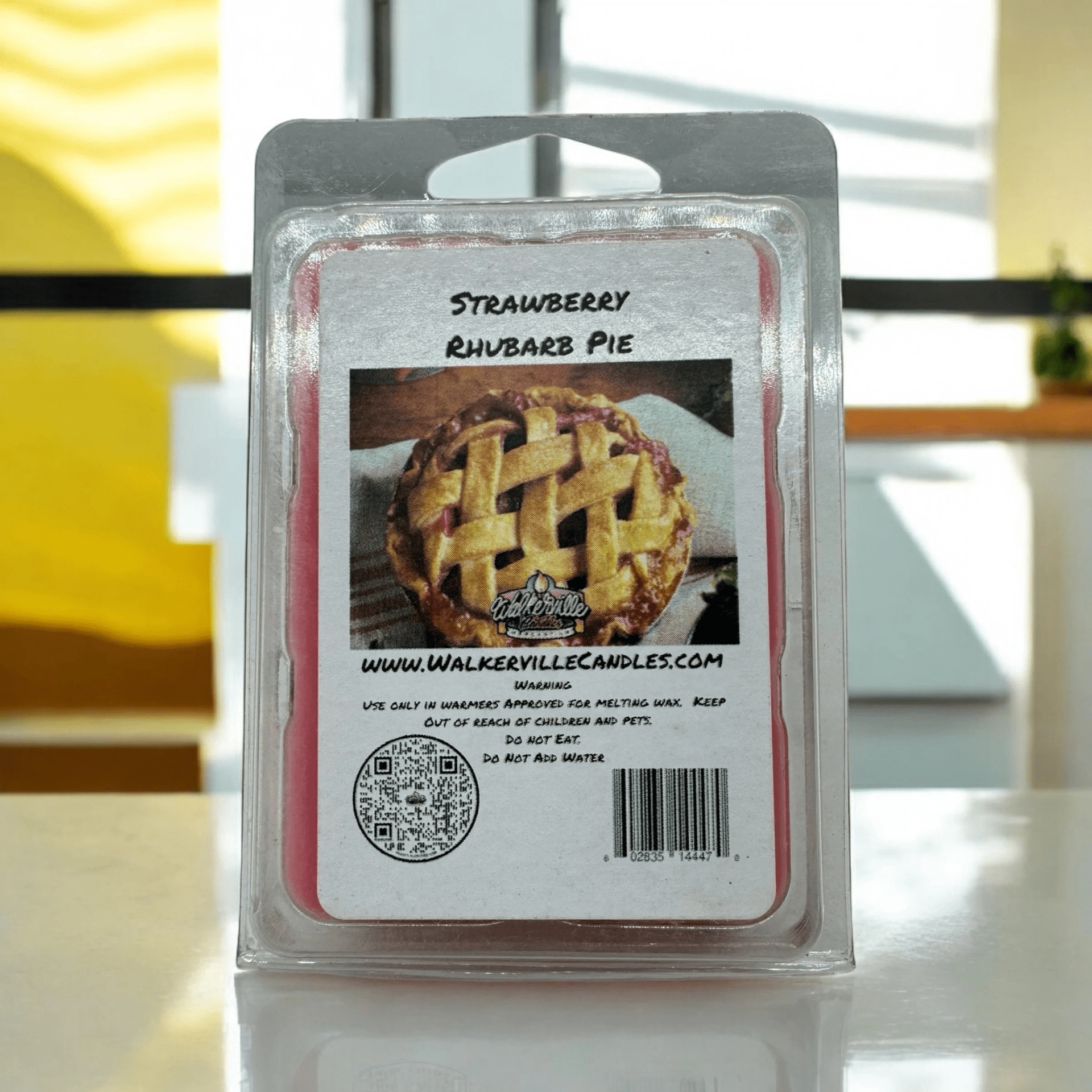 Strawberry Rhubarb Pie Wax Melt - Walkerville Candles